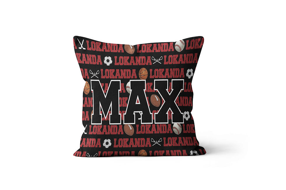 Camp Sports 16"x16" Throw Pillow Cover