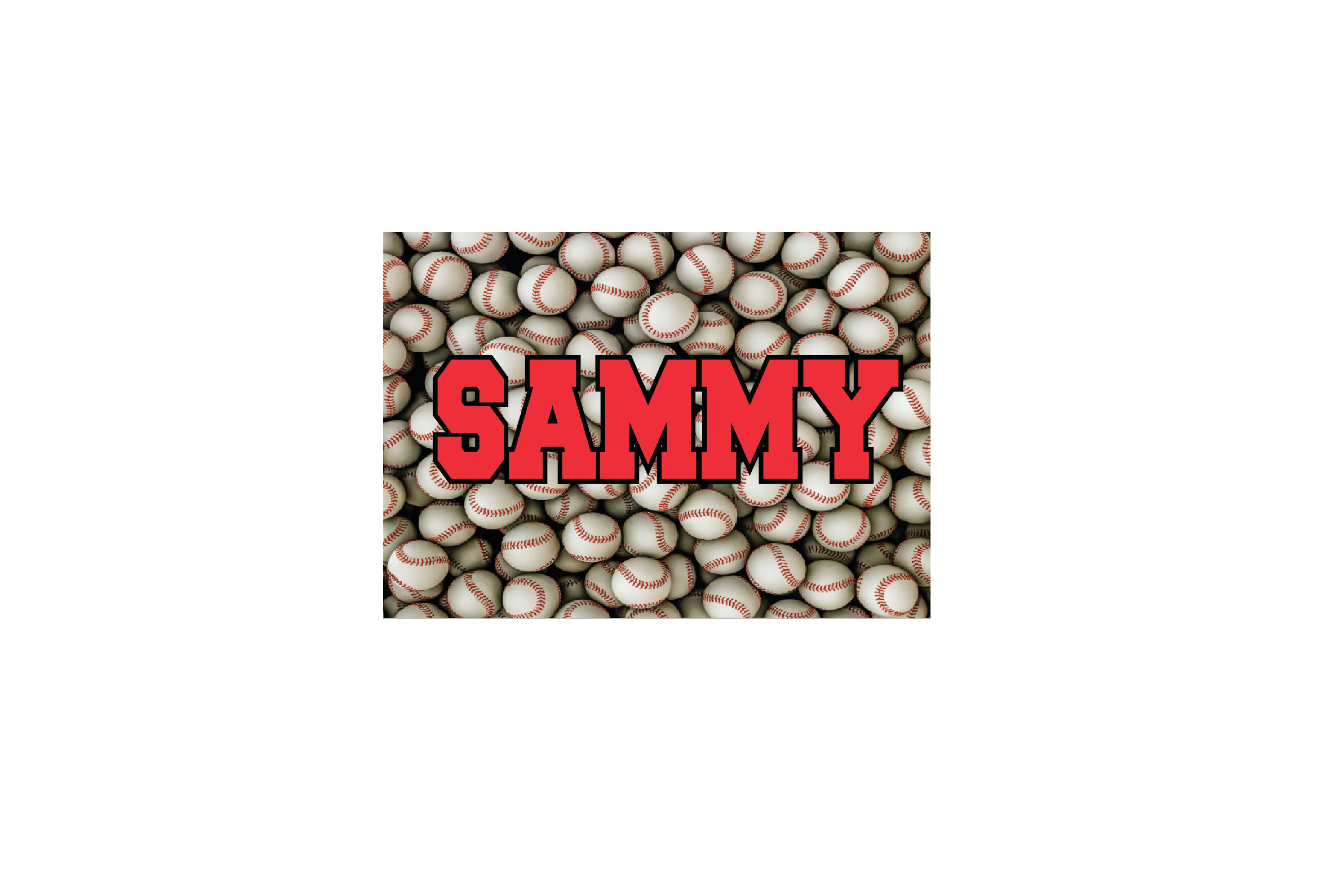 Baseballs Floor Mat