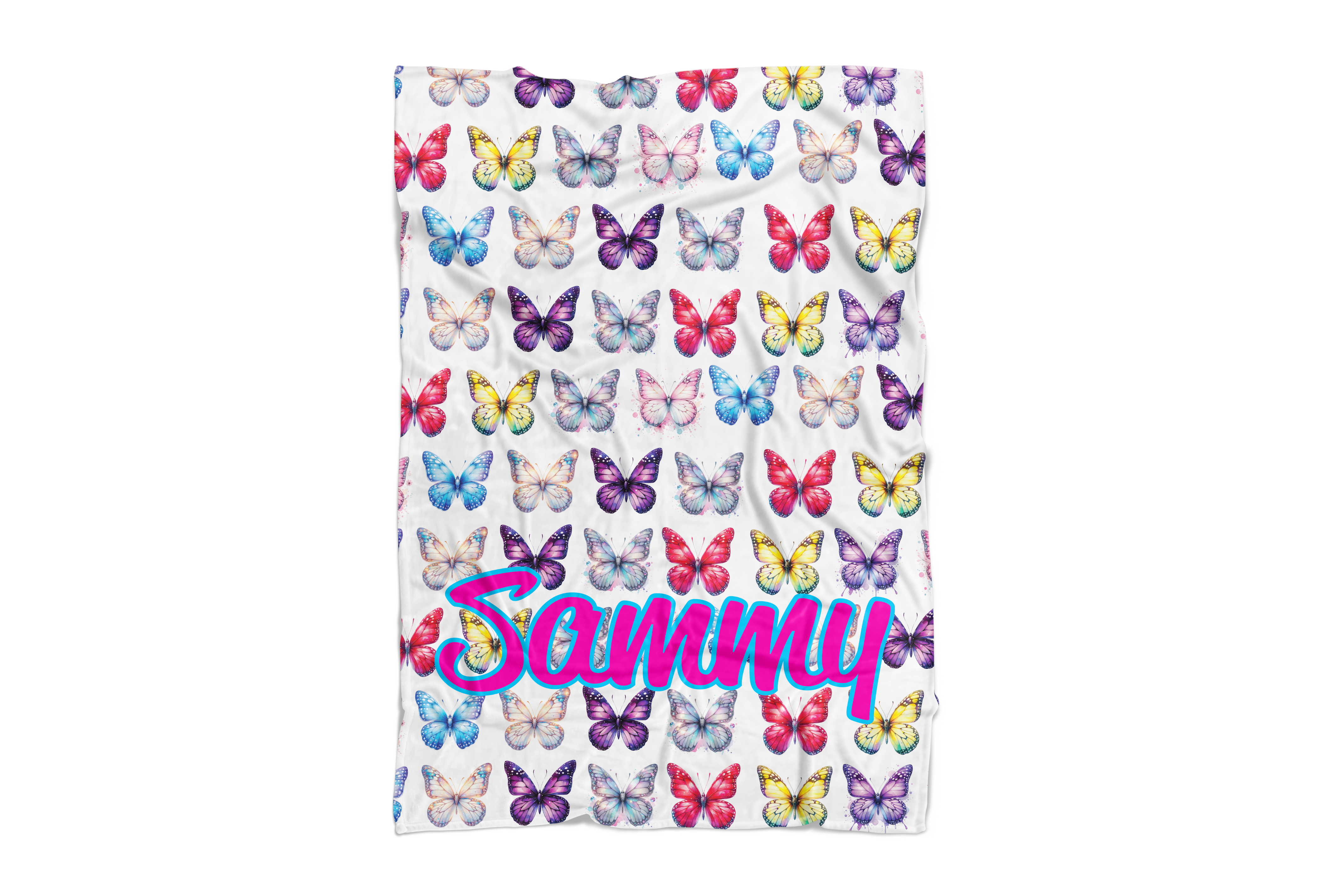 Butterflies Standard Size Blanket (50"x60")