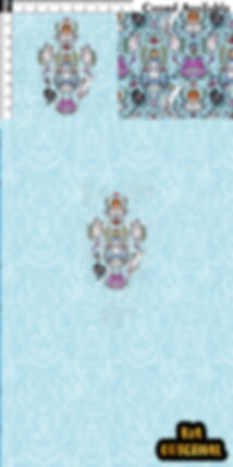 Wonderland Tapestry Sky Clothing Panel