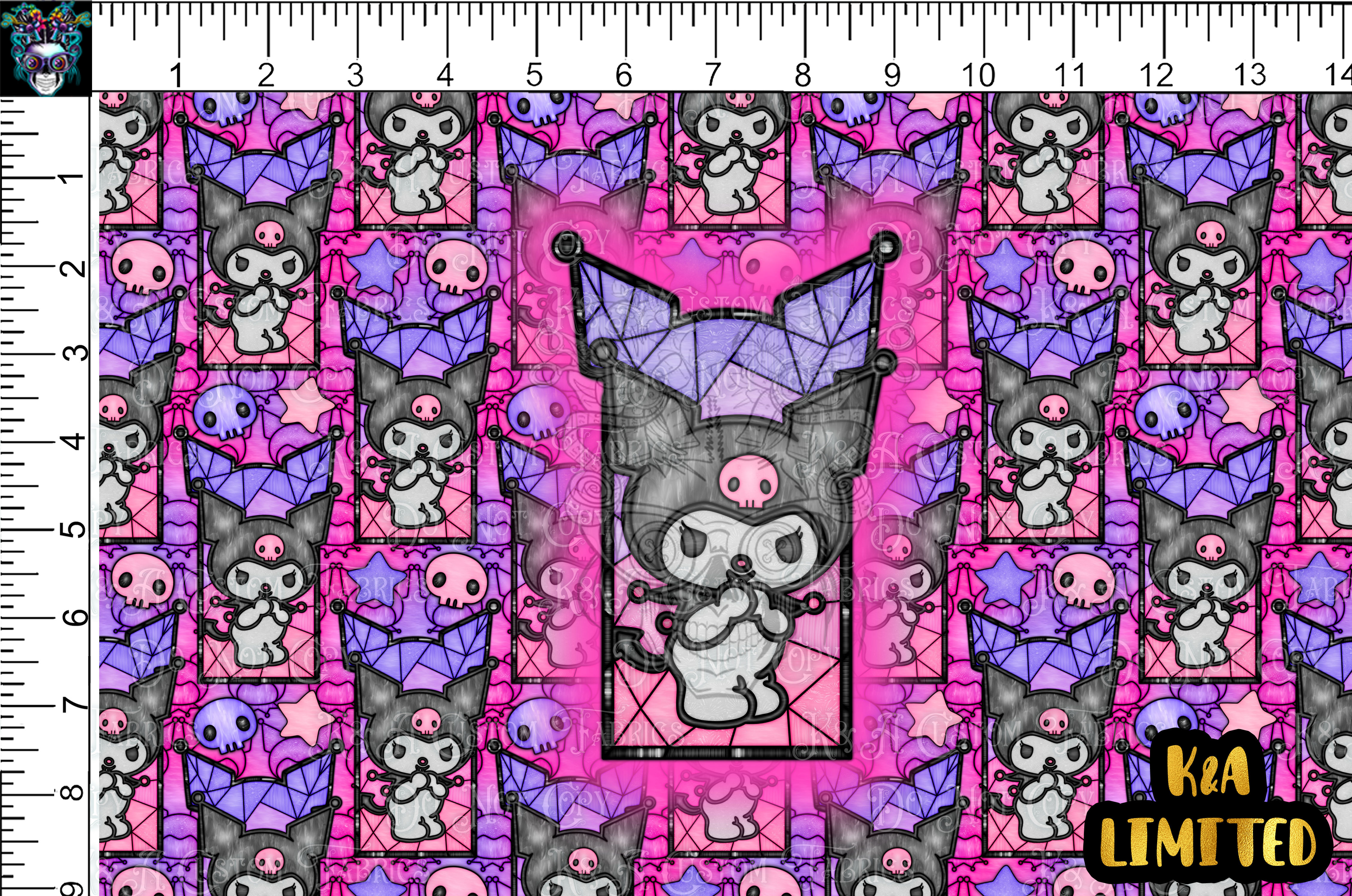 Anime Kitty & Friends Glass-Bad Bunny Tumbler