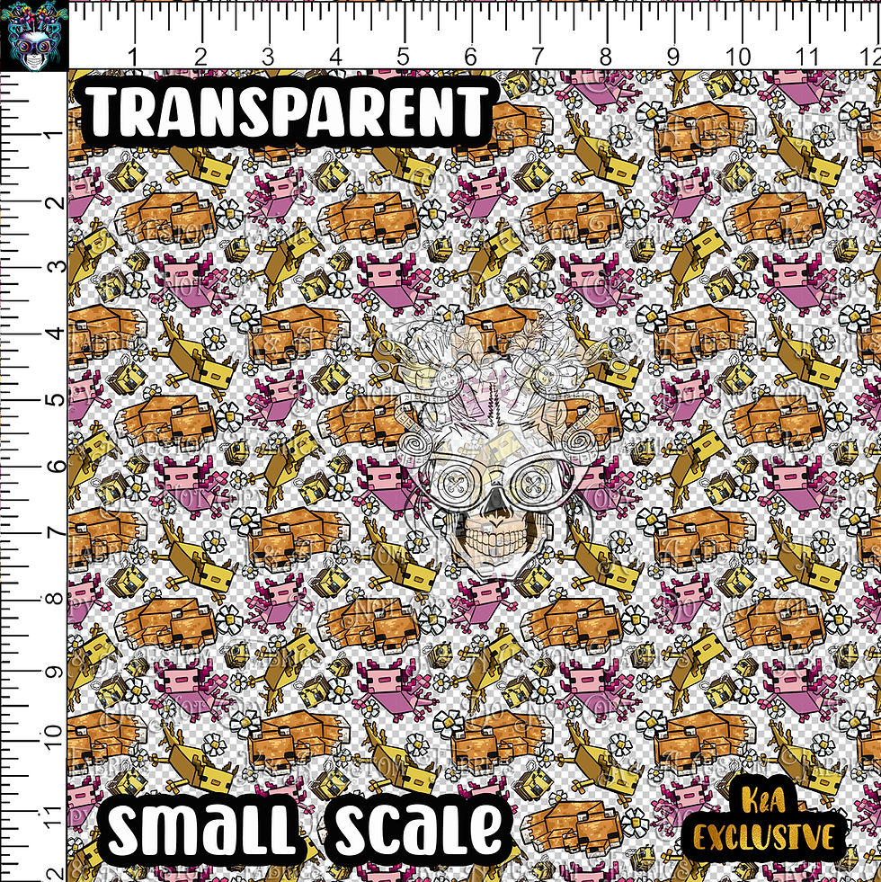 Thumbnail: Pixel Woodland Creatures Clear/Holo Vinyl