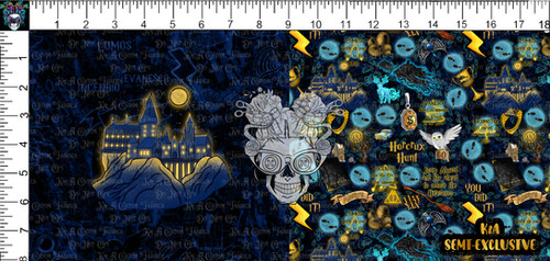HP Horcrux Hunt - Castle DP | K&amp;A Custom Fabrics