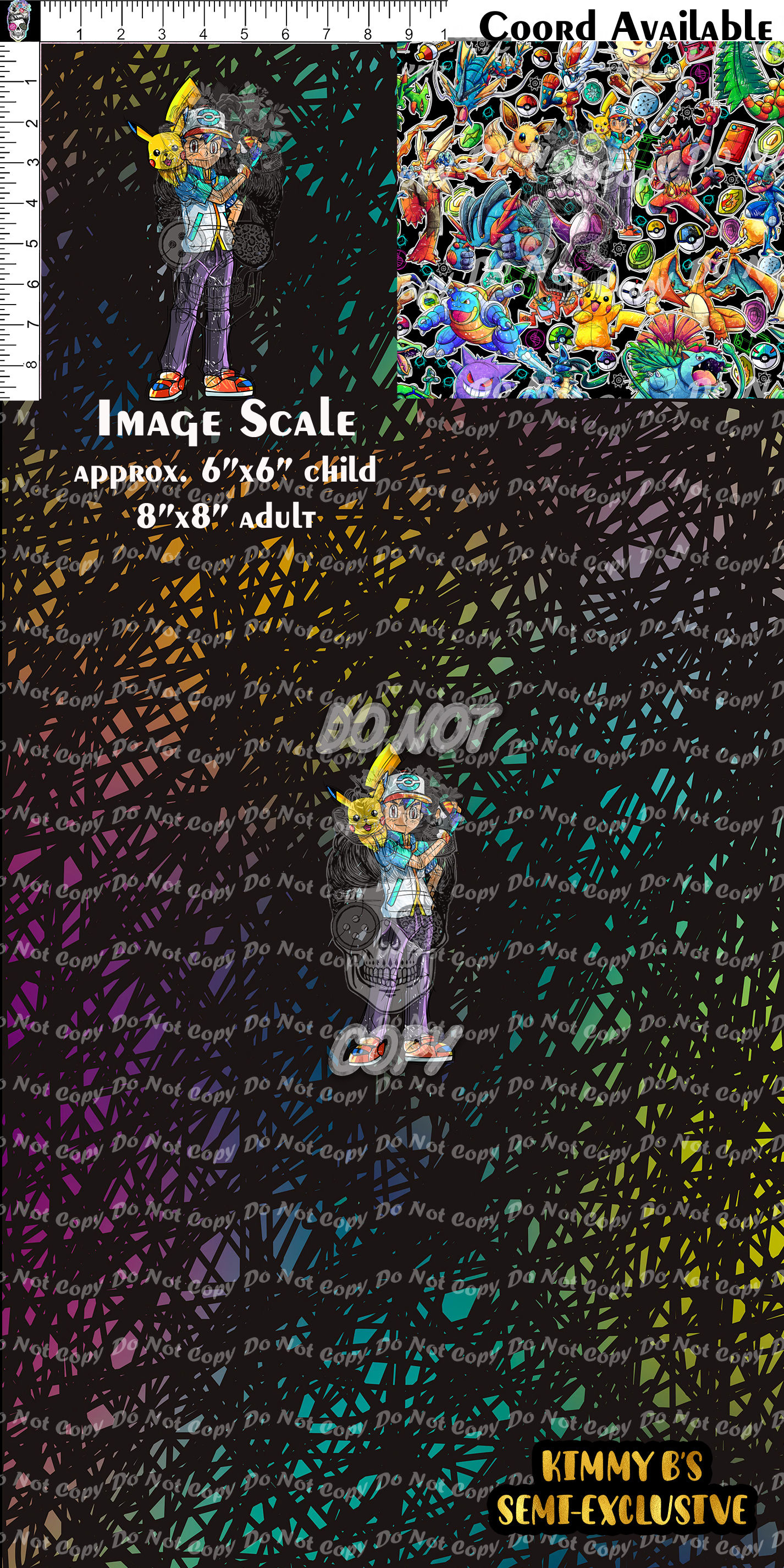 Pocket Fighters Sketch Clothing Panel