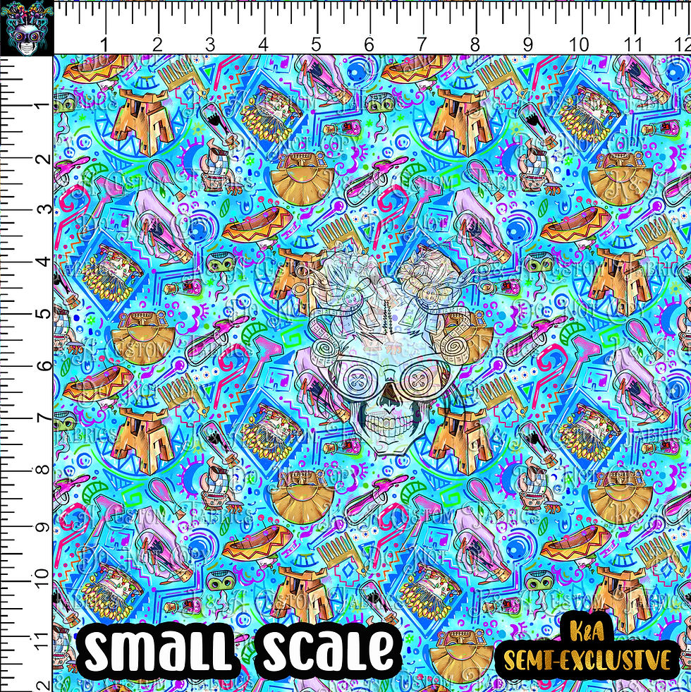 Thumbnail: M.Motif Groovy Ruler-Aqua Elements