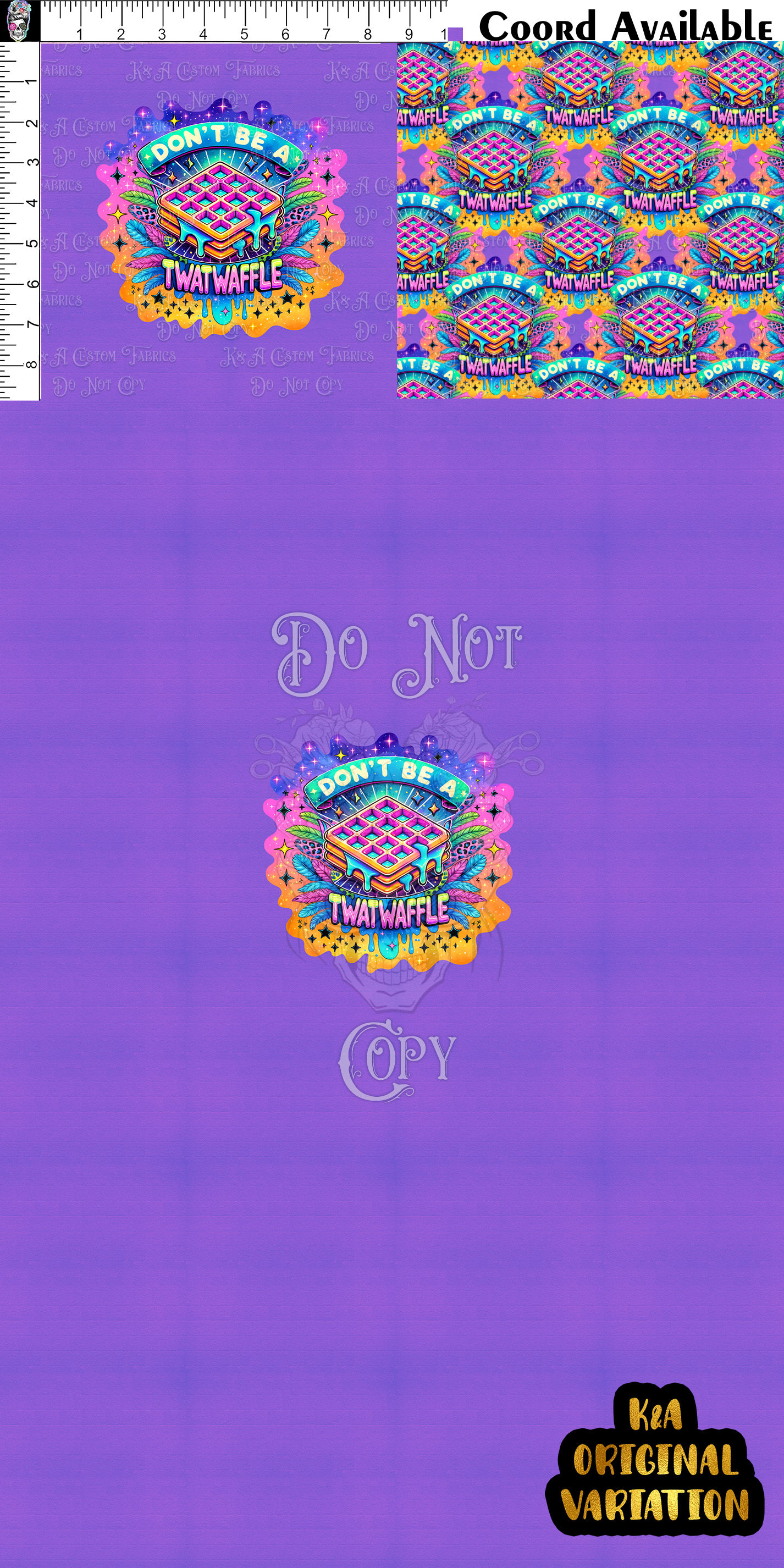 Don’t Be A-Twatwaffle Clothing Panel