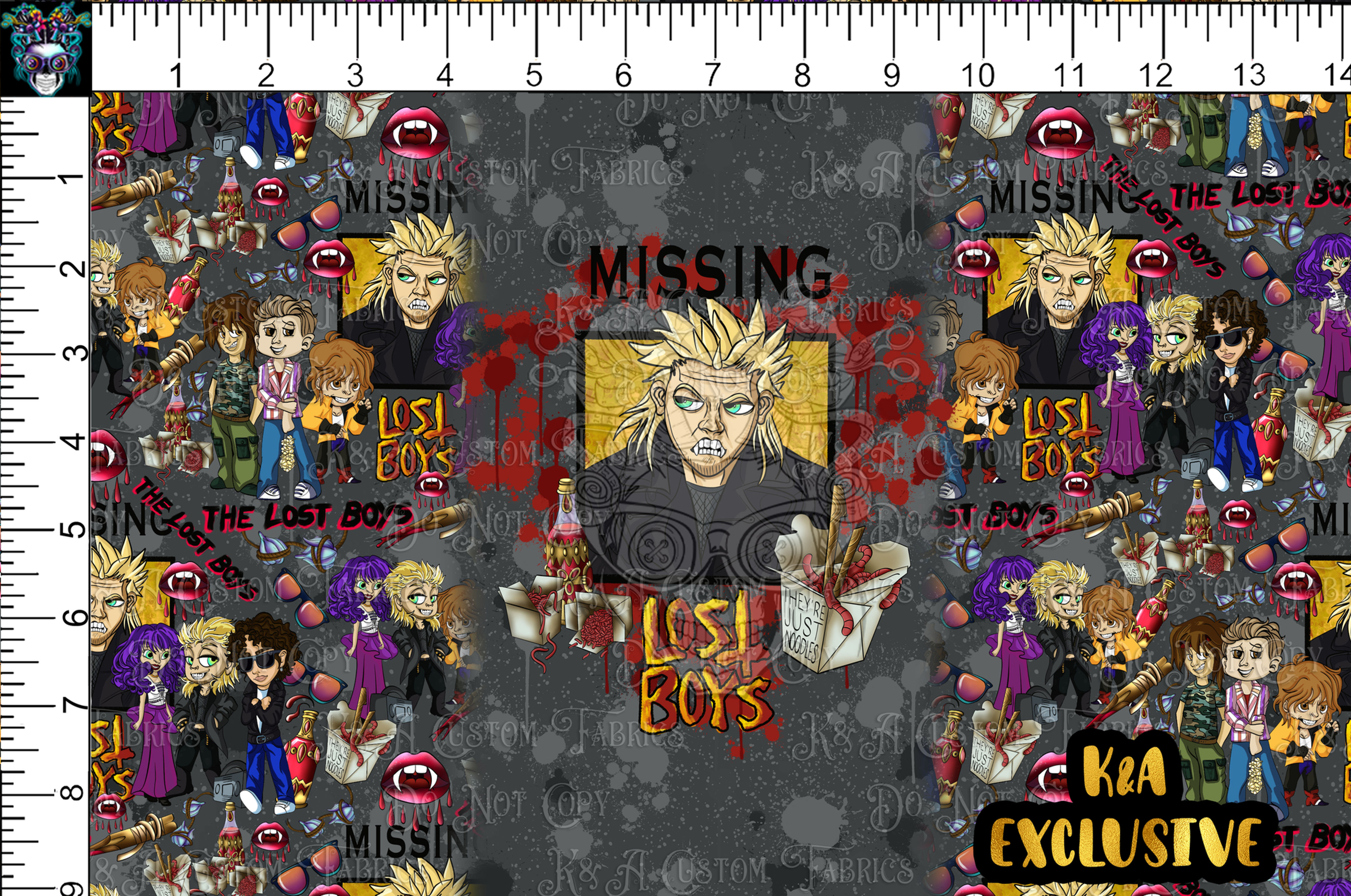 Boys Are Lost Toon  Tumbler Panel