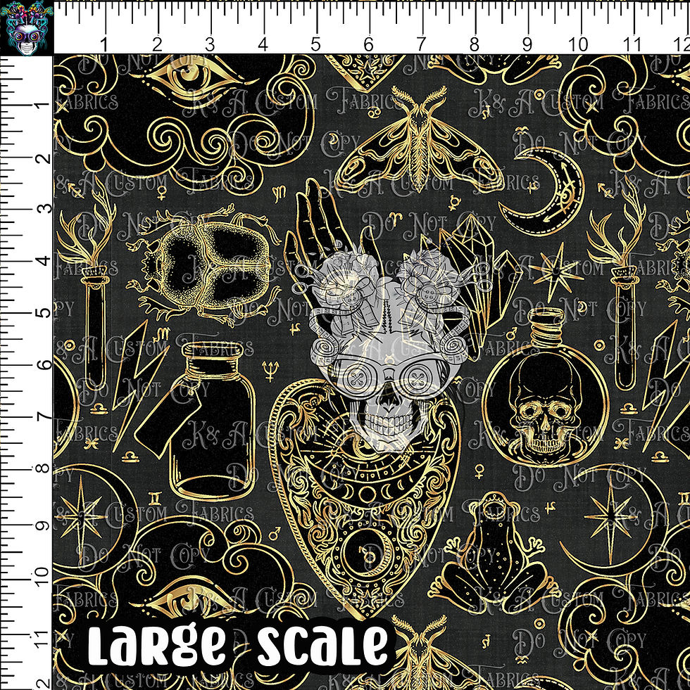 Thumbnail: Occult Gold On Dark Gray