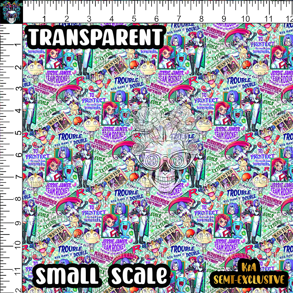 Thumbnail: M.Motif Catch Em All-Rocket Team Quotes Clear/Holographic Vinyl