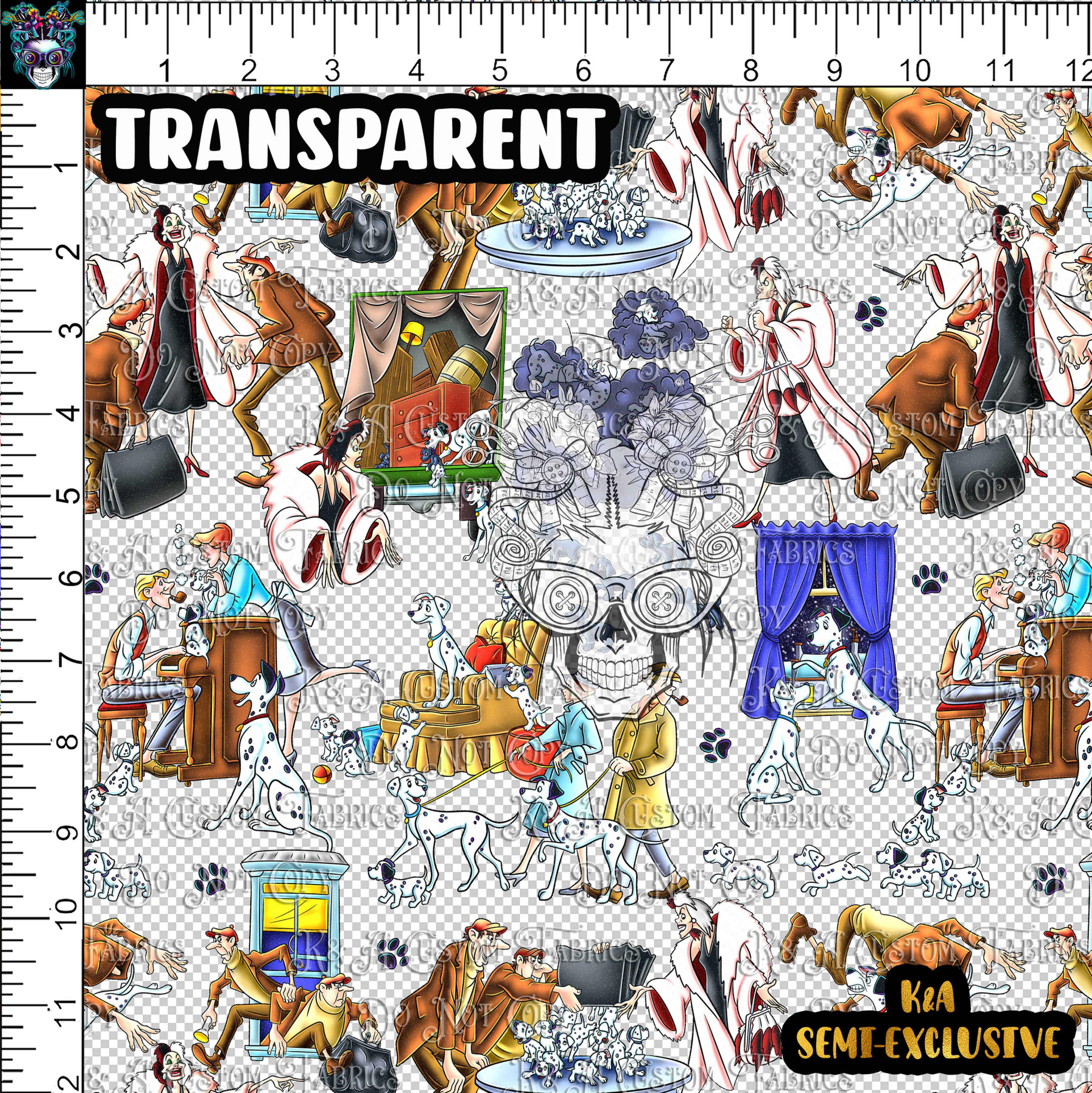 Dalmatian Thieves Clear/Holograph
