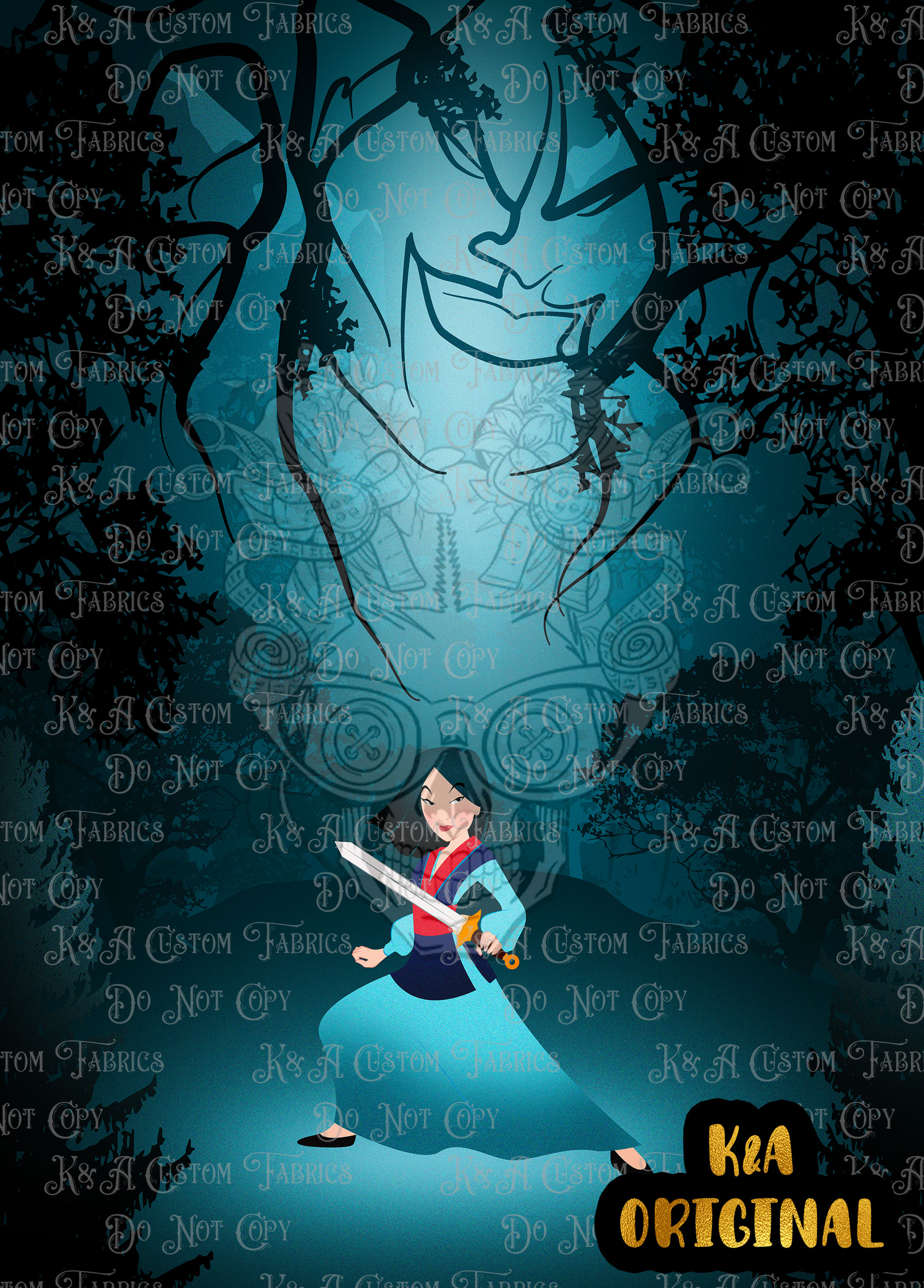 Warrior Princess Silhouette Topper