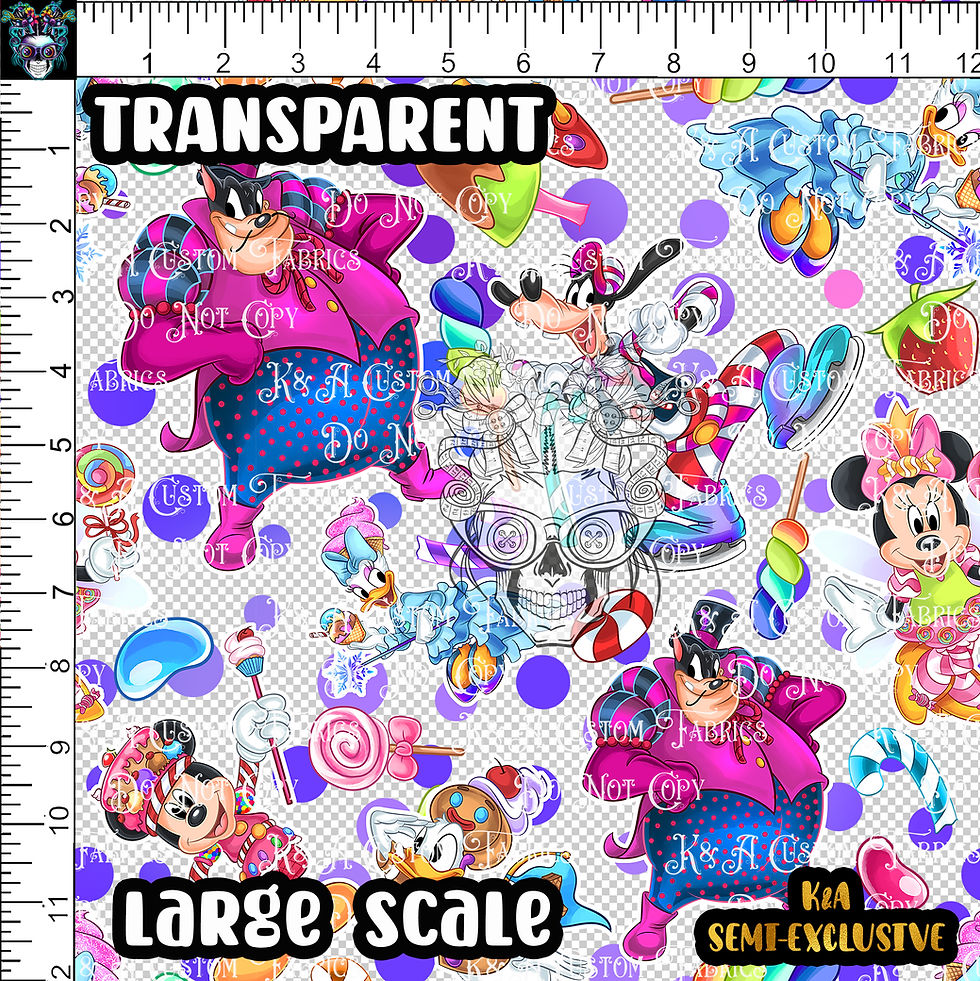 Thumbnail: Magical Candy Land - Pink Cat Clear/Holographic Vinyl