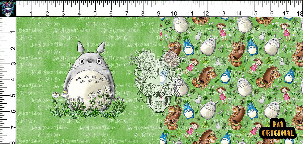 Anime Forest Neighbor Bright Green DP