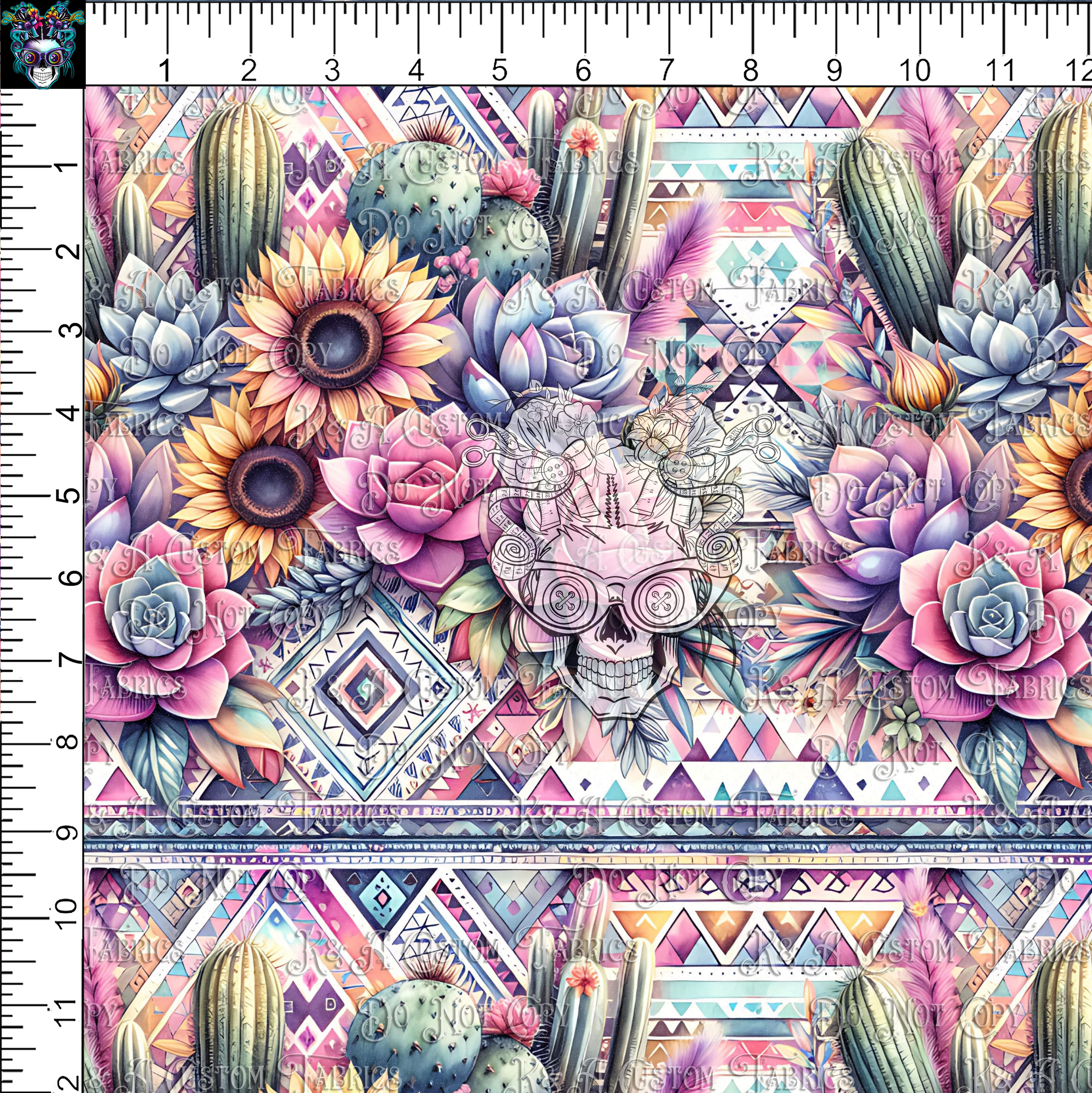 Pink Boho Succulents