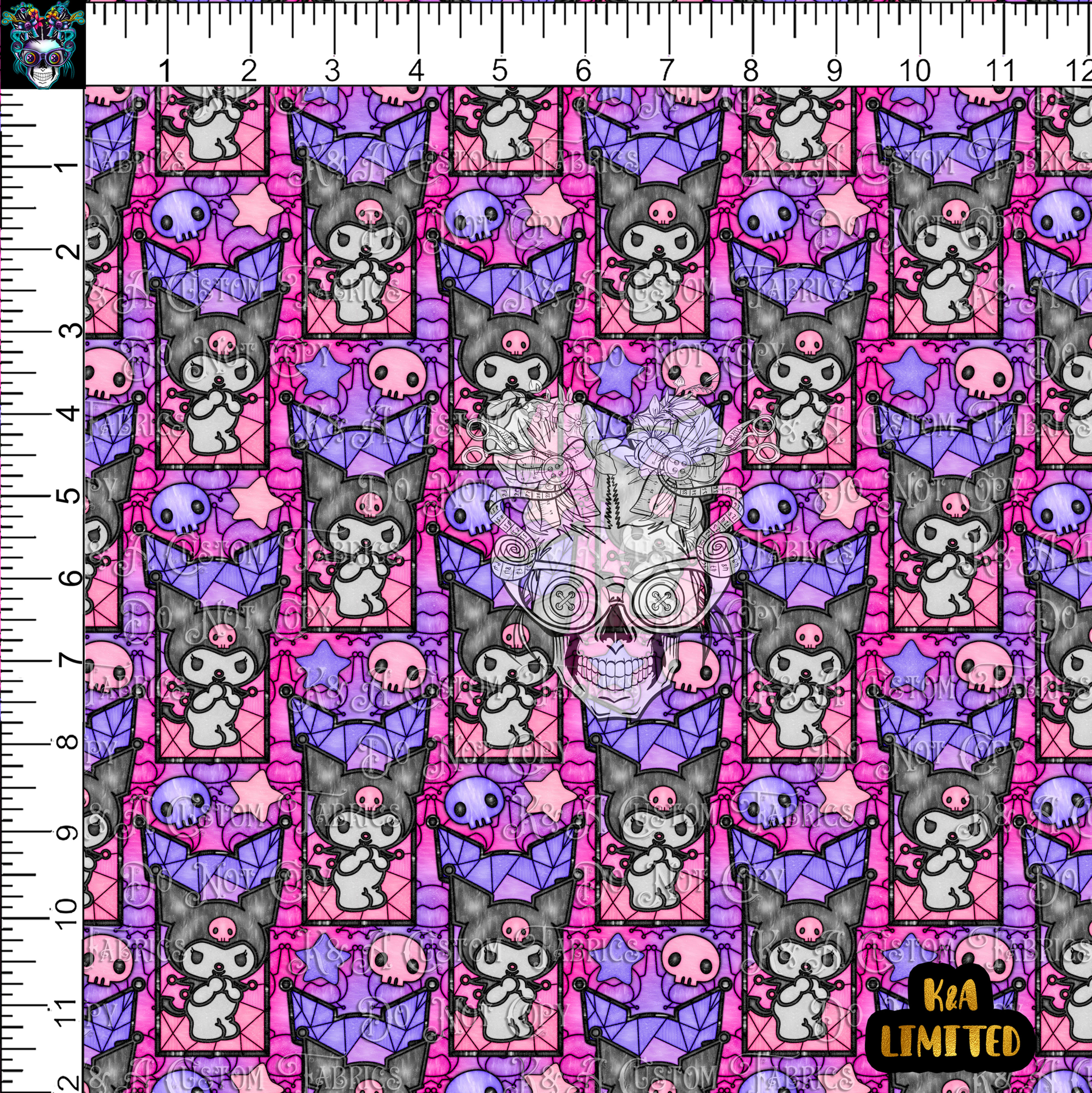 Anime Kitty & Friends Glass-Bad Bunny