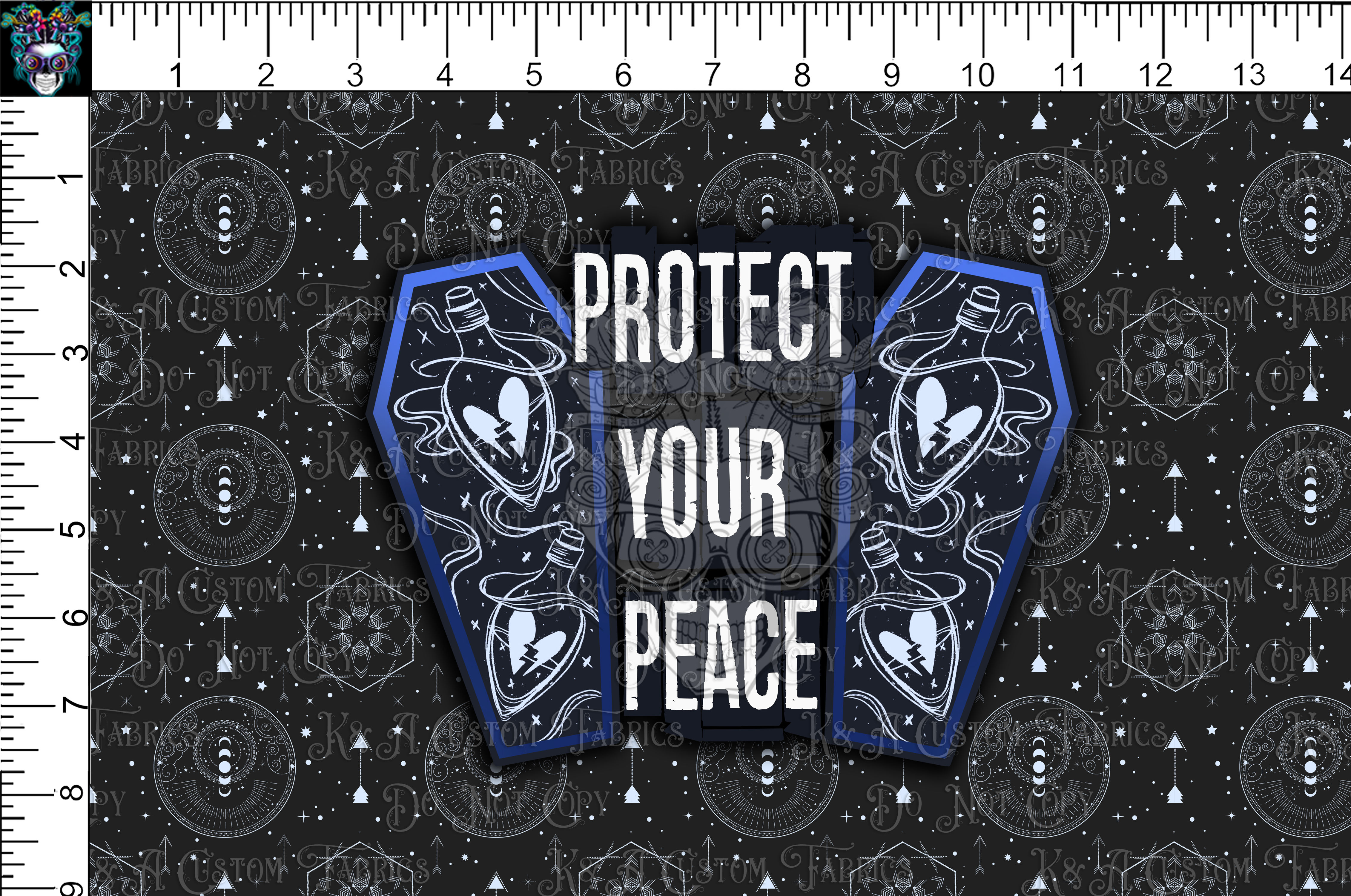 Hex To Hell - Protect Your Peace Tumbler Panel