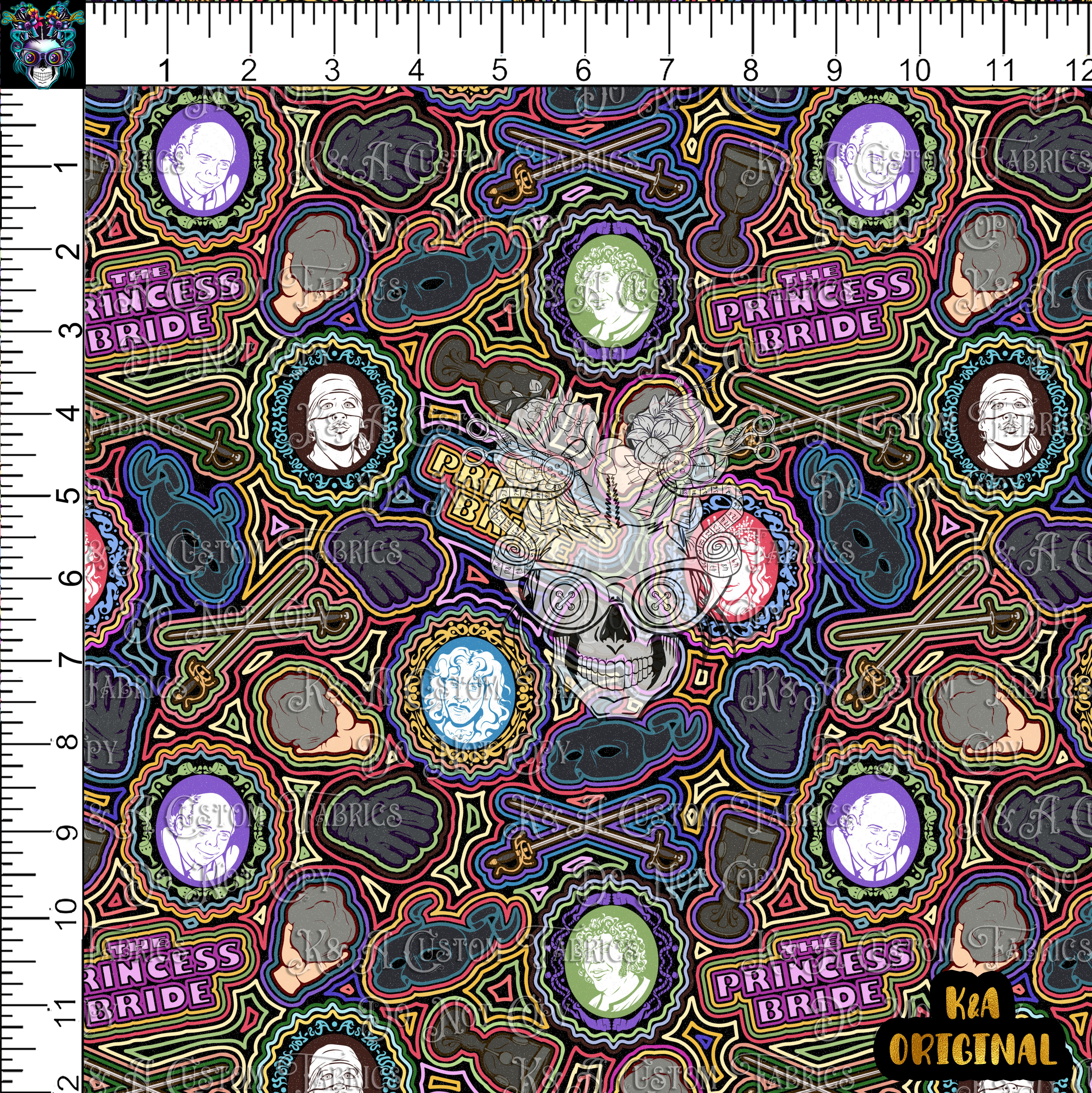 As You Wish Doodle Black