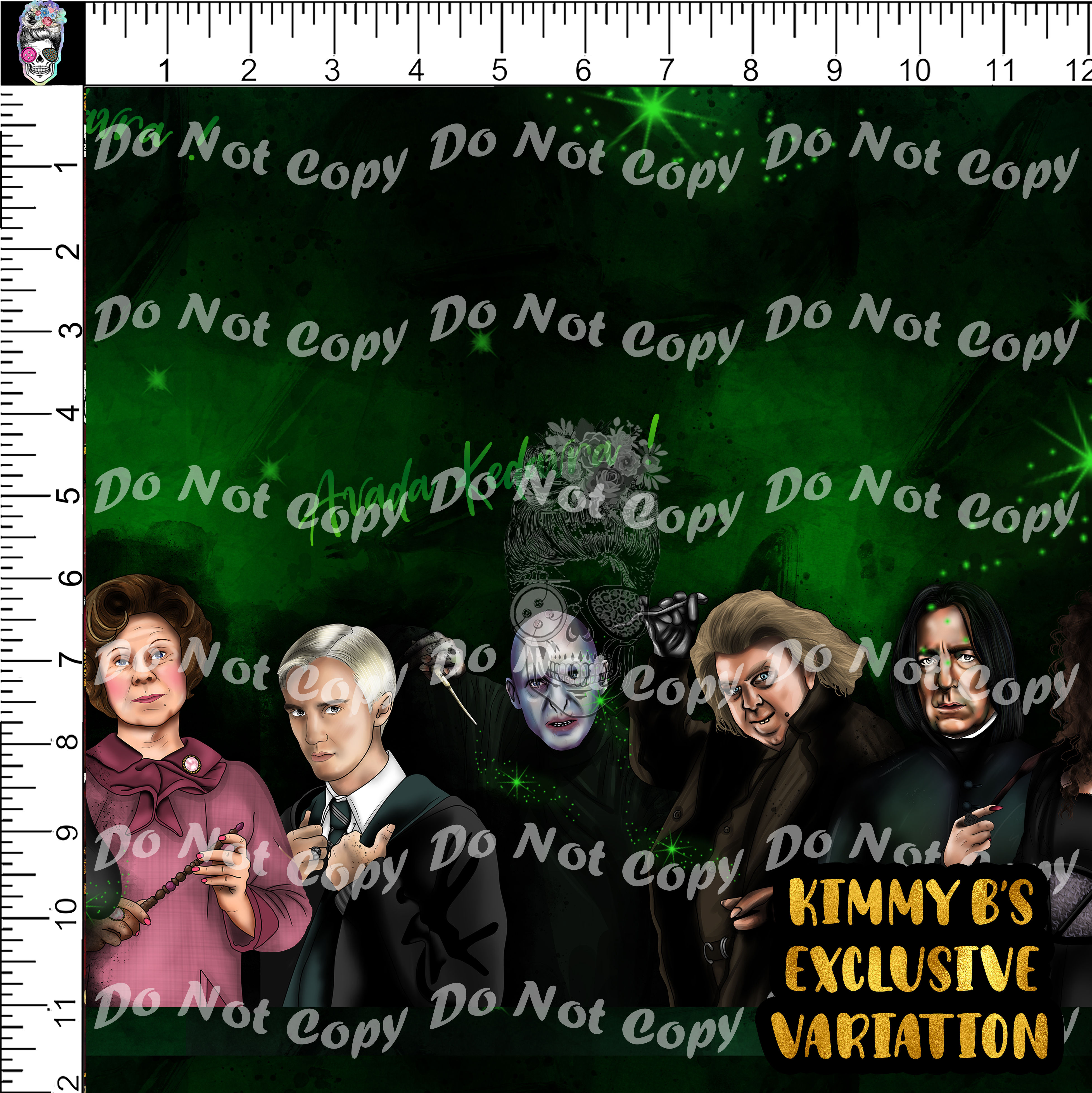 HP Villains Small Scale Double Border