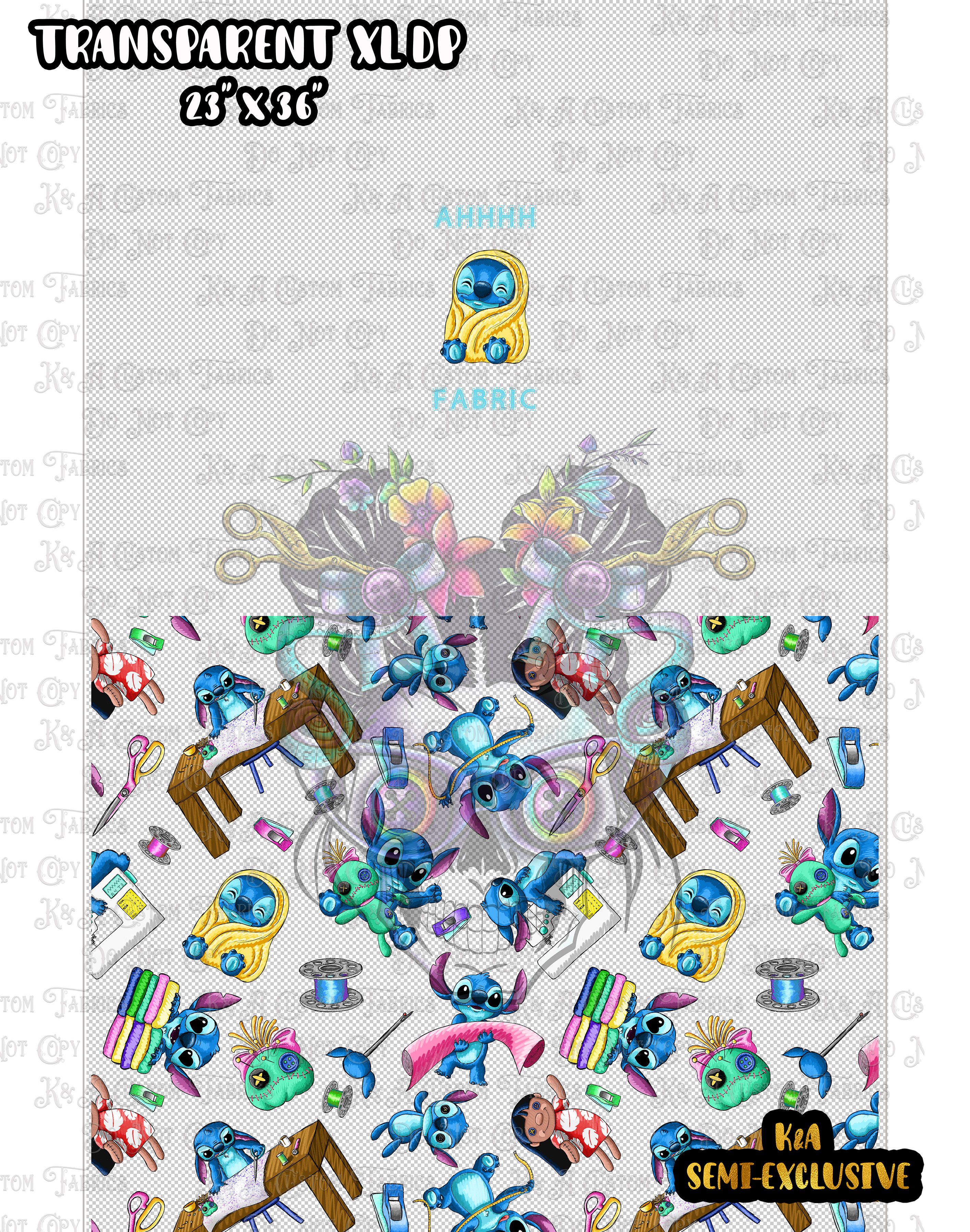 Sew 626 Clear/Holo Vinyl DP