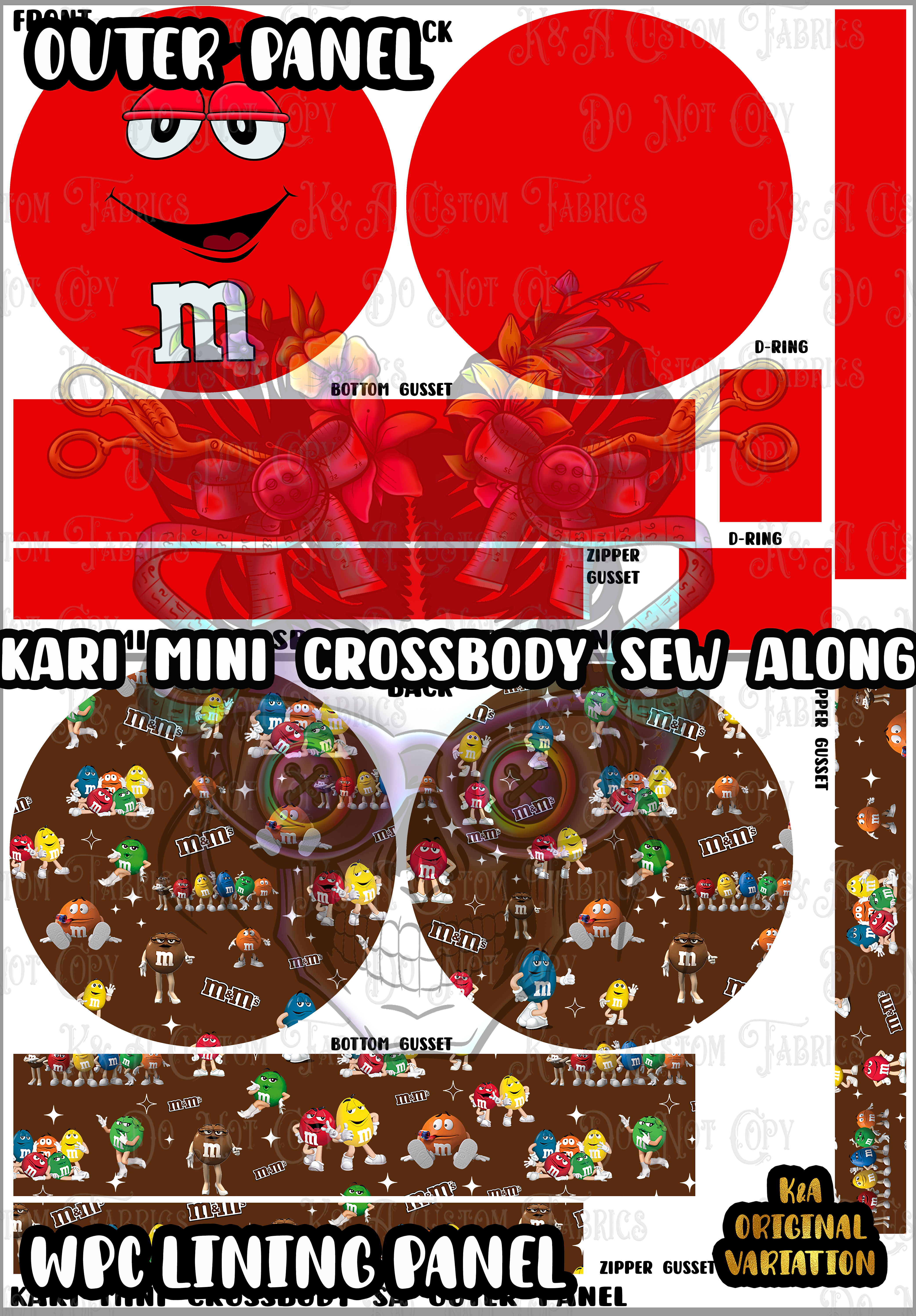 Red Chocolate Candy Sew Along (Kari Mini Crossbody)