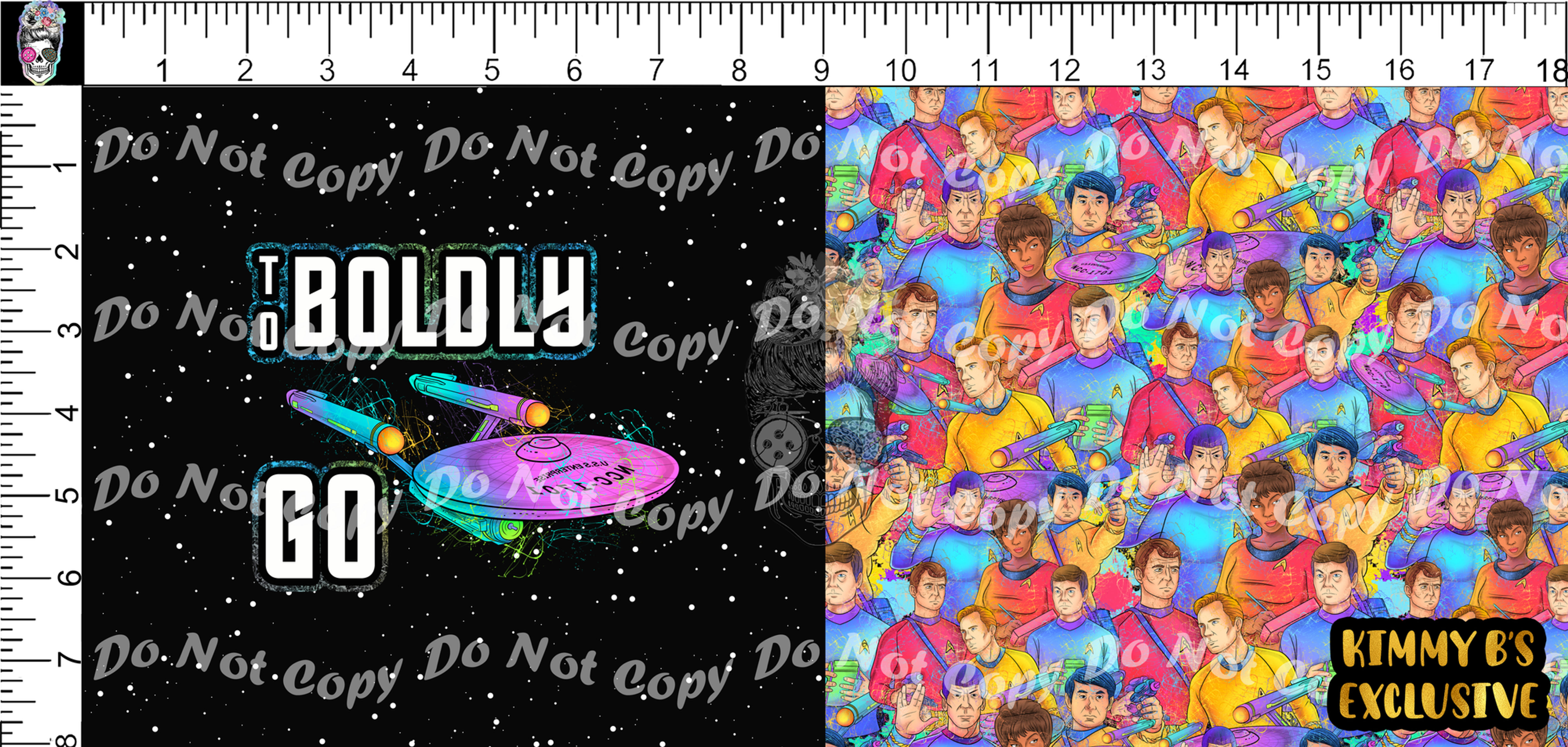 neon Space Trek - Boldly Go DP