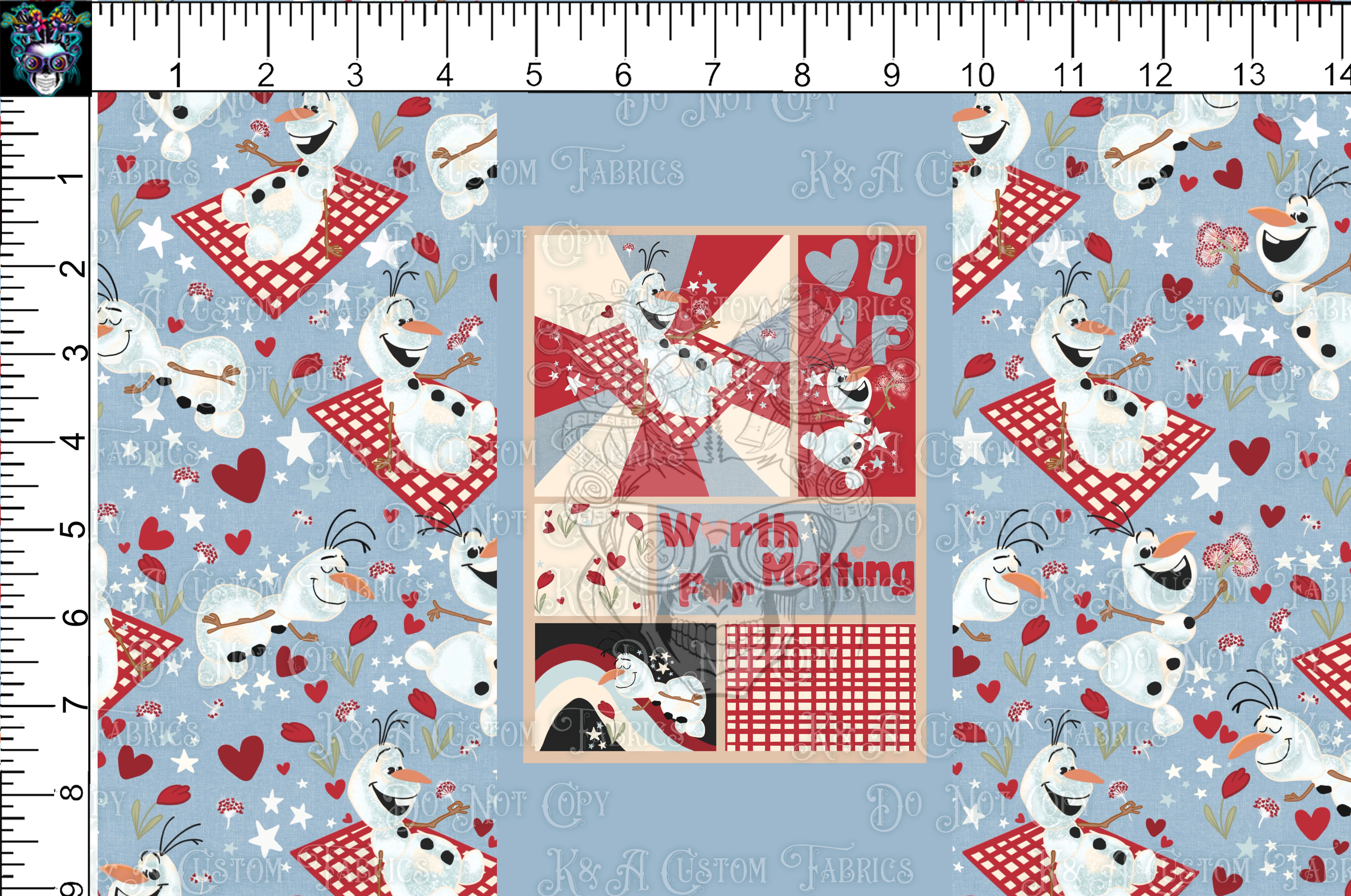 Snow Man Picnic Tumbler