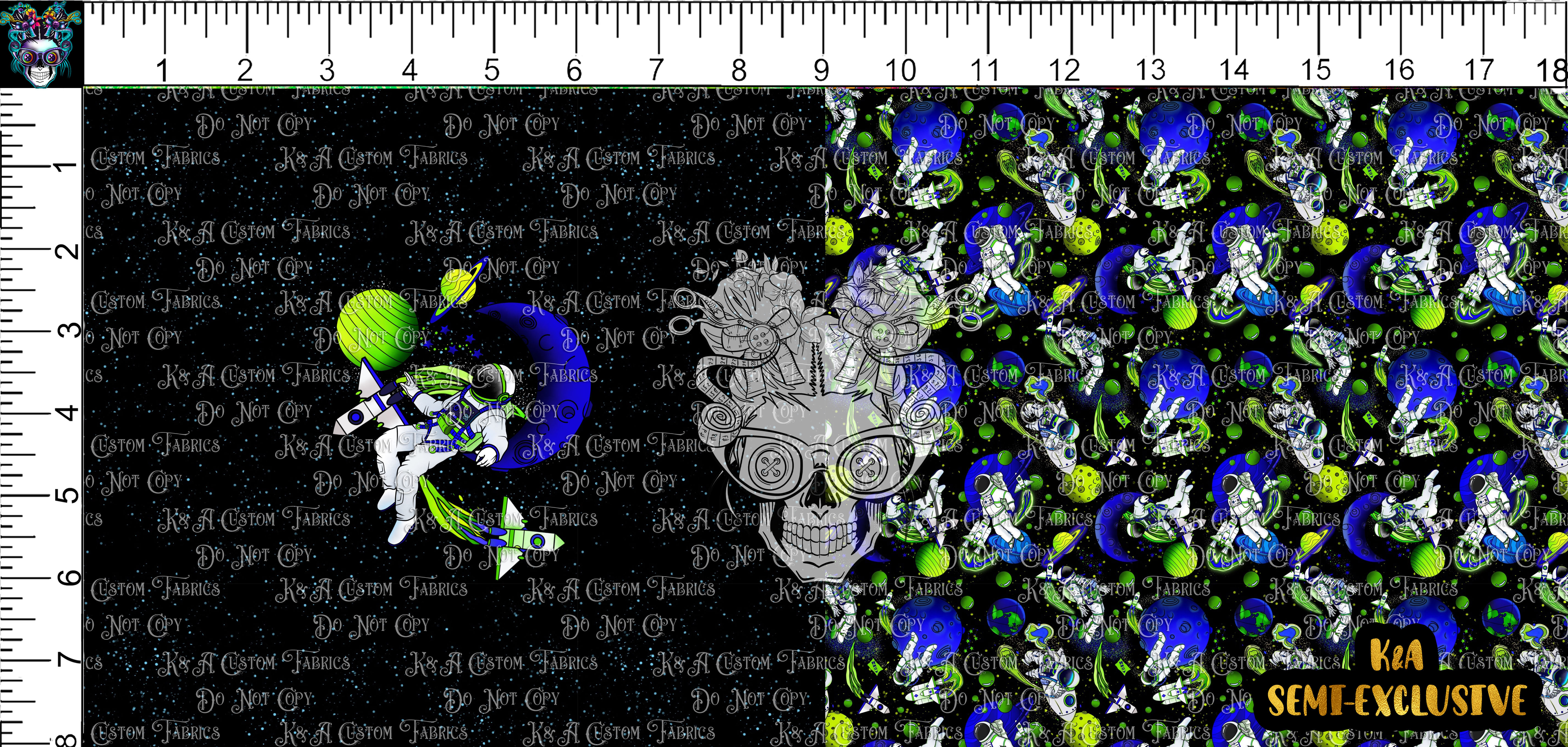 Space Astronaut Blue DP