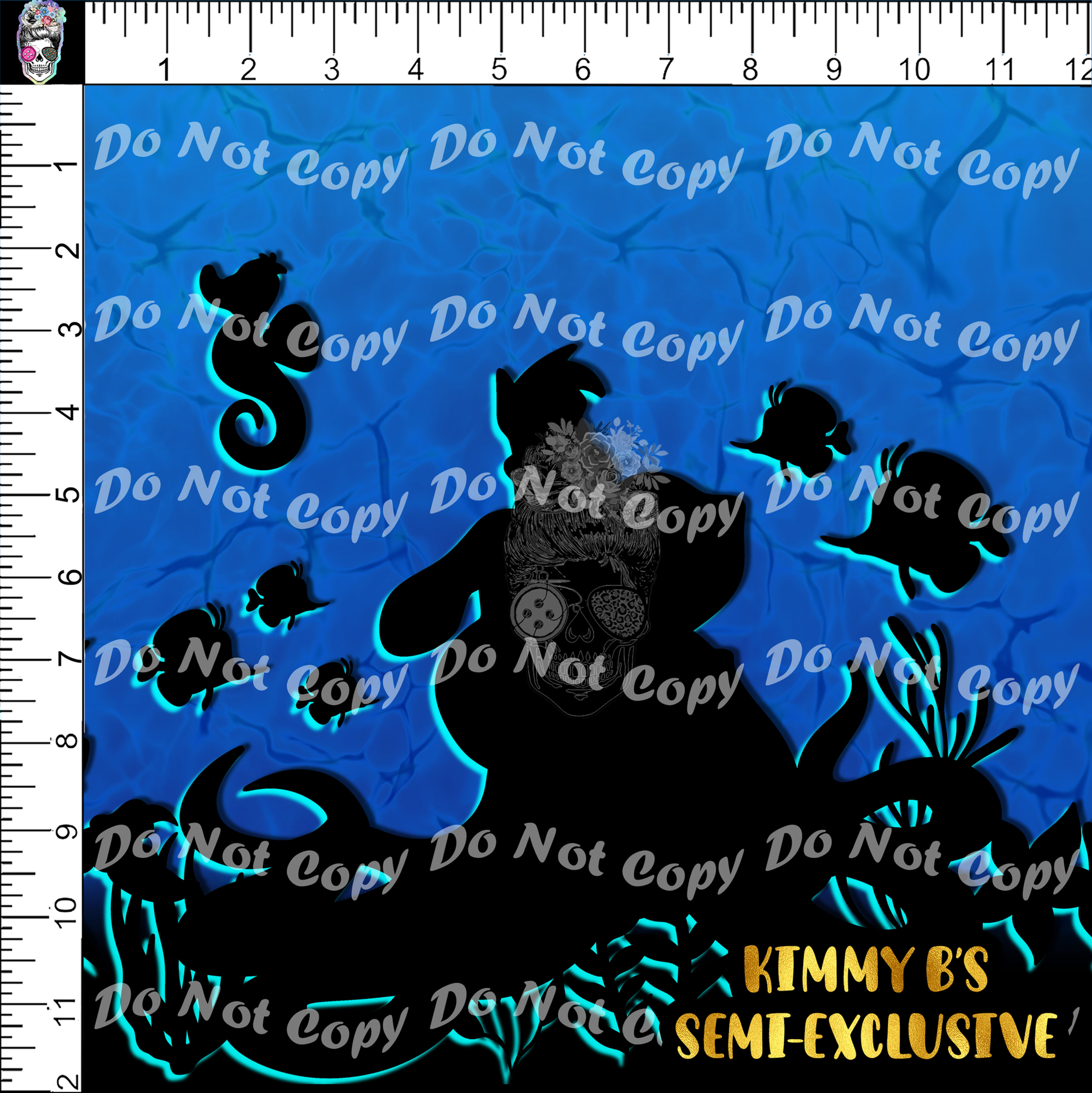 Magical Mermaid Regular Scale Border