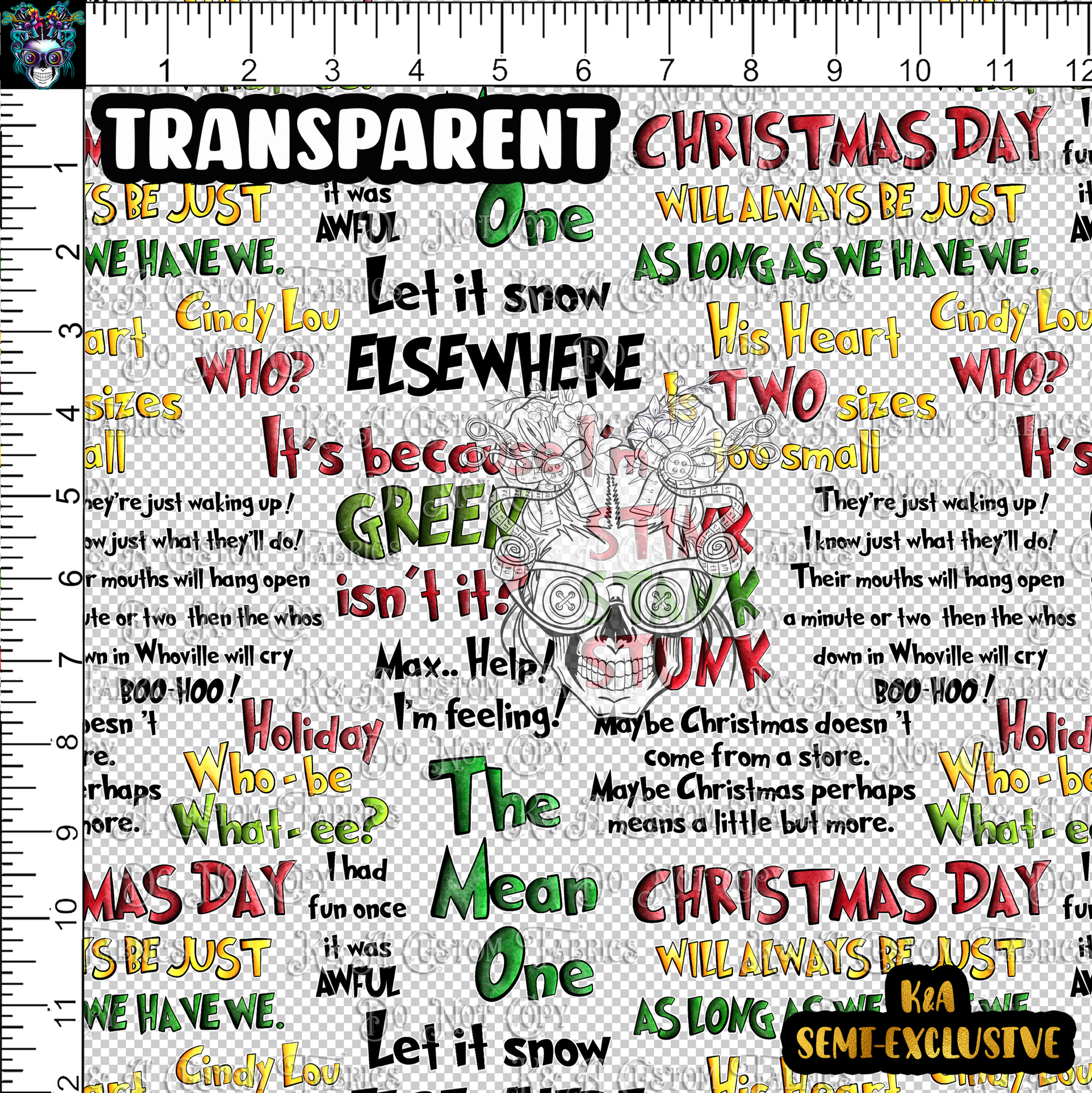 Mean One OG Words Clear/Holo Vinyl