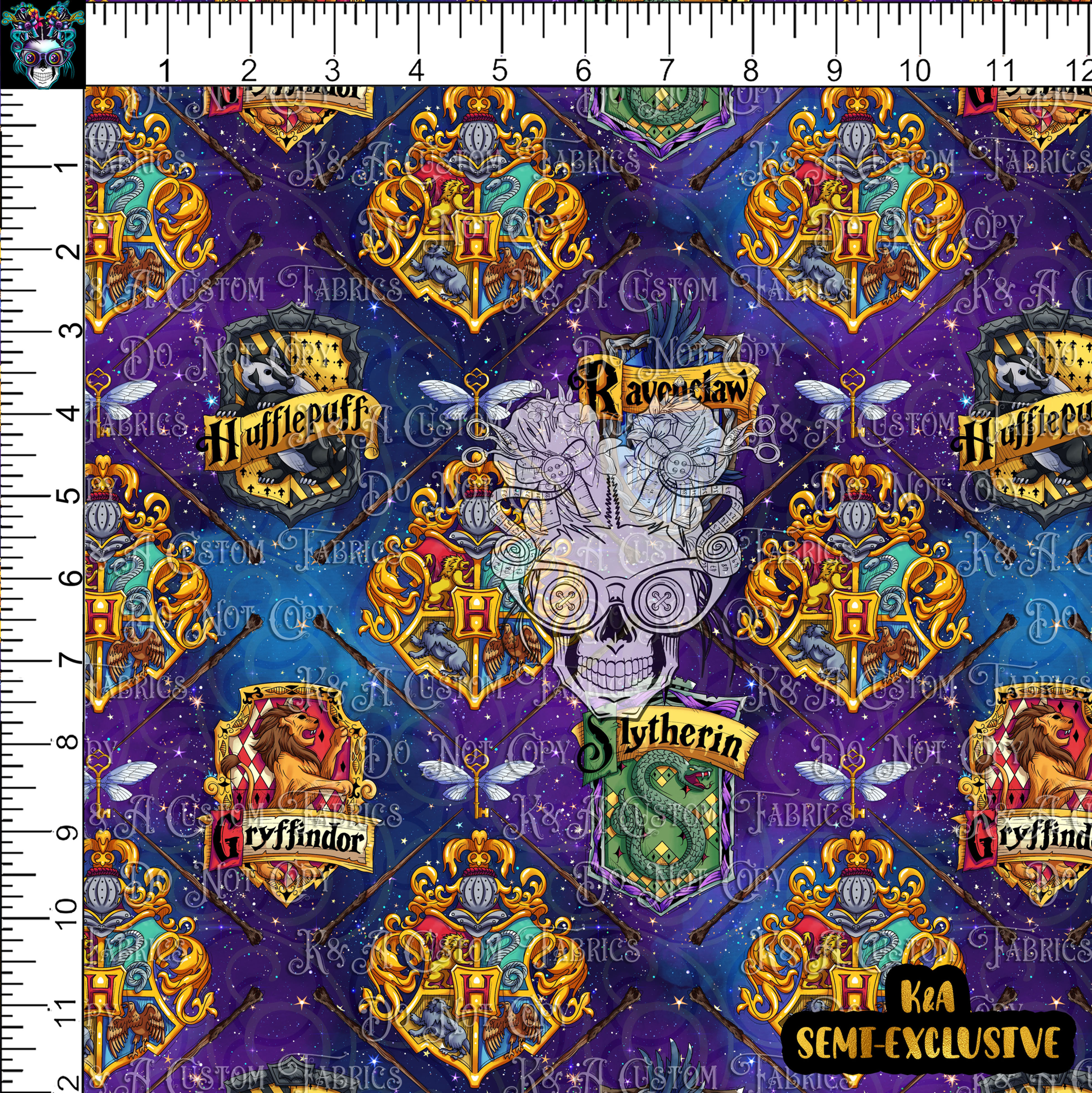 Doodle & Design HP-Crests Purple