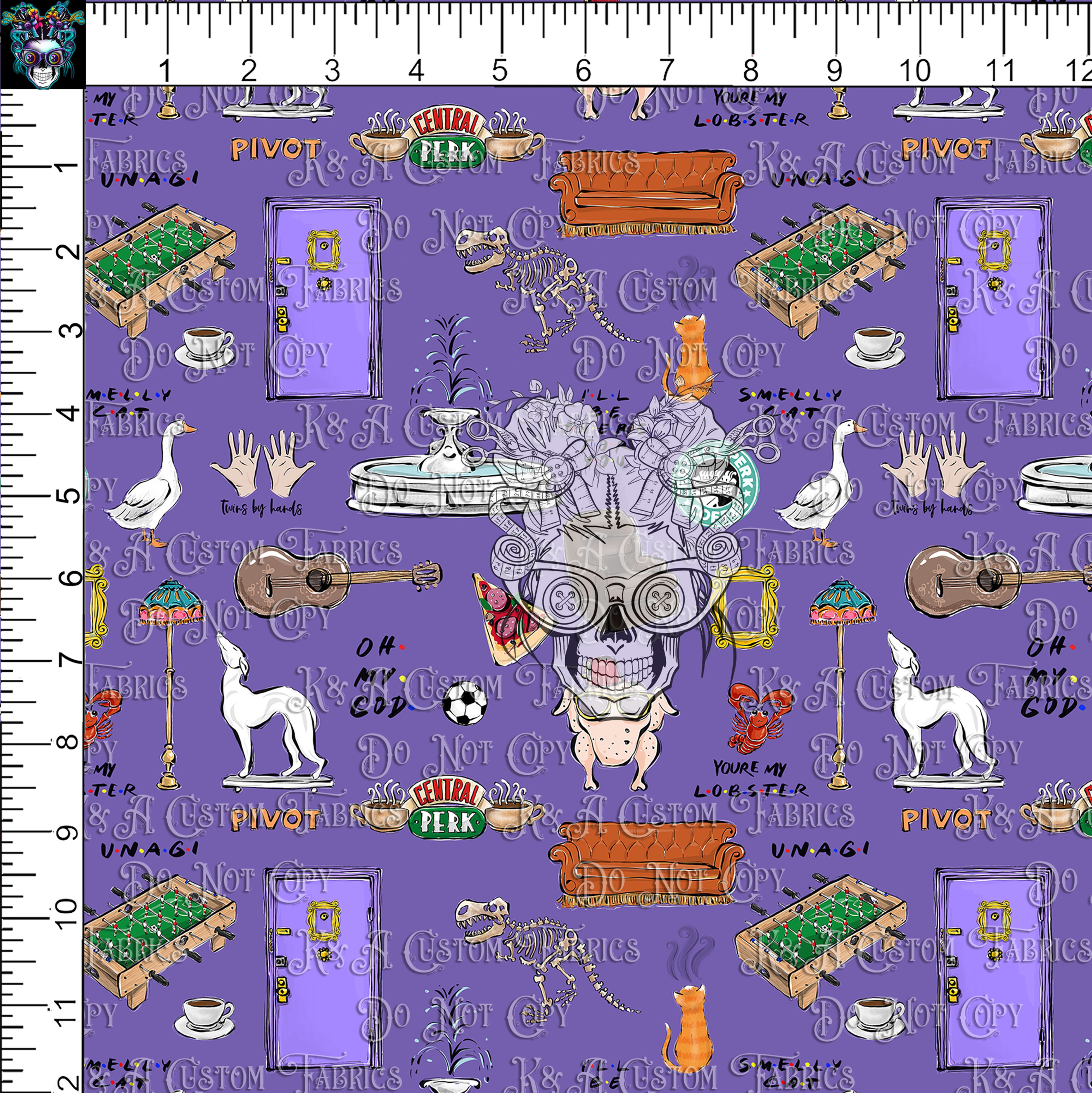 Couch Friends Symbols - Purple