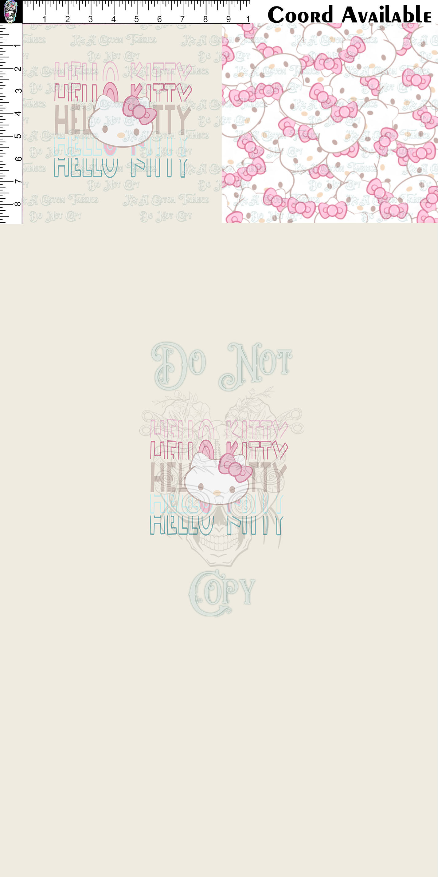 HK Pastel Bow-Stacked Clothing Panel