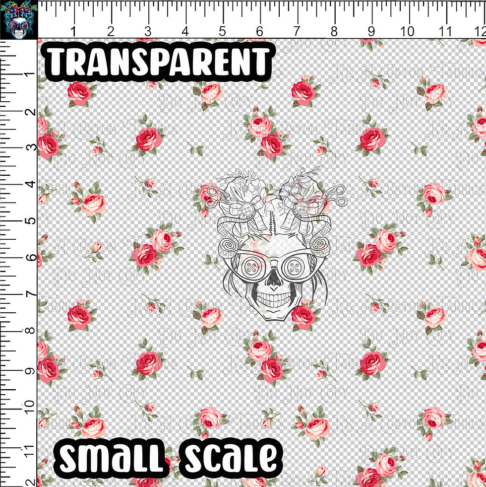 Thumbnail: Peach Roses Clear/Holographic Vinyl