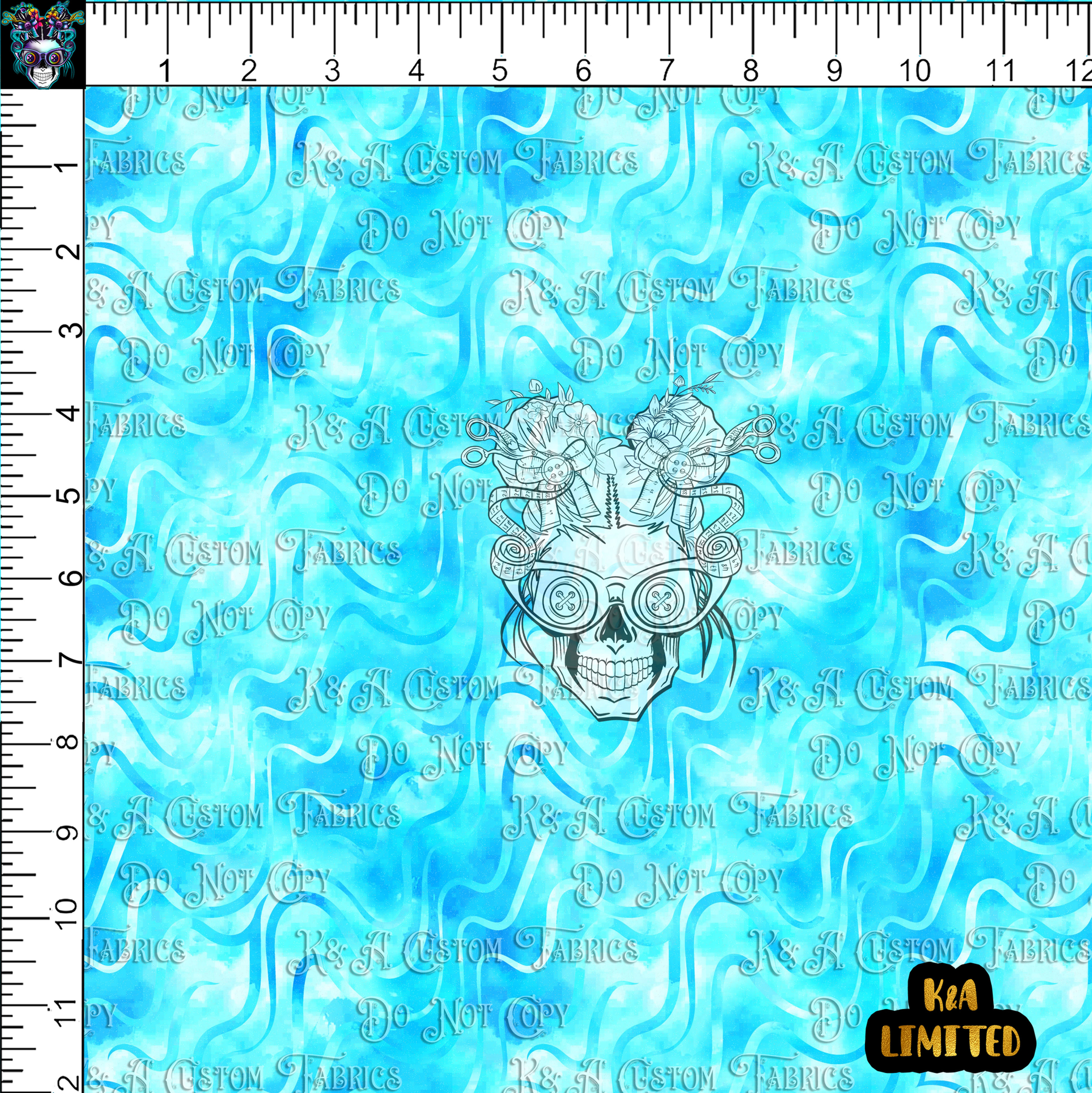 M.Motif Nostalgia Mashup Stacked Blue Coord
