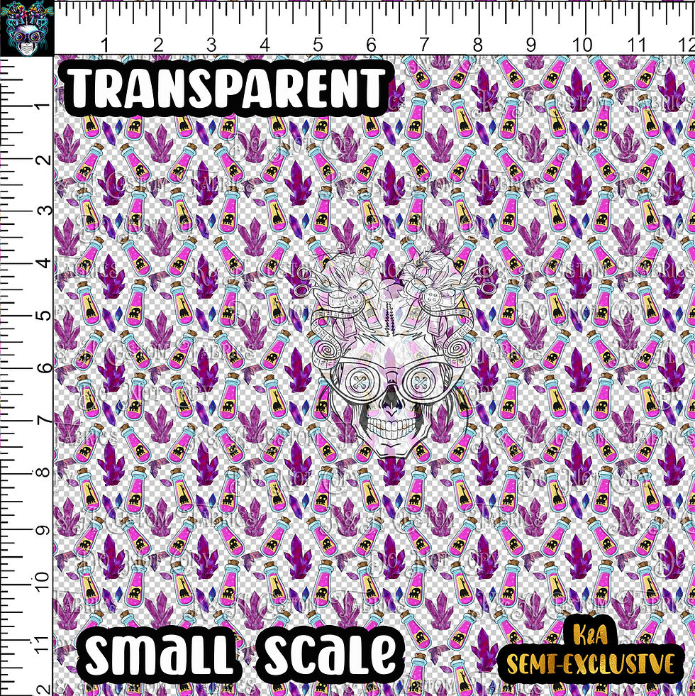 Thumbnail: Crystal Villains-Mad Scientist Bottles Clear/Holographic Vinyl