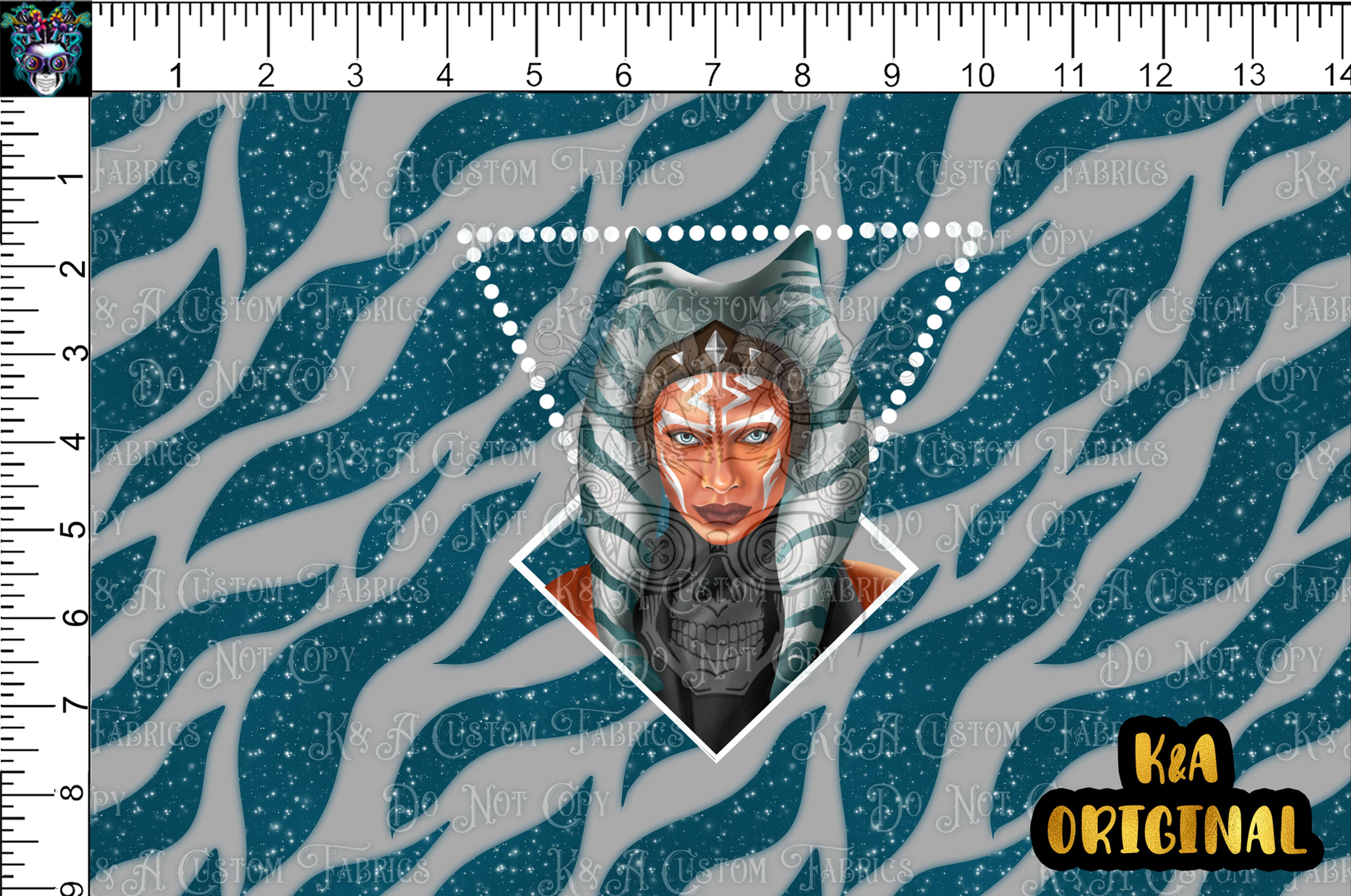 Clone Wars Hero Teal Tumbler Panel