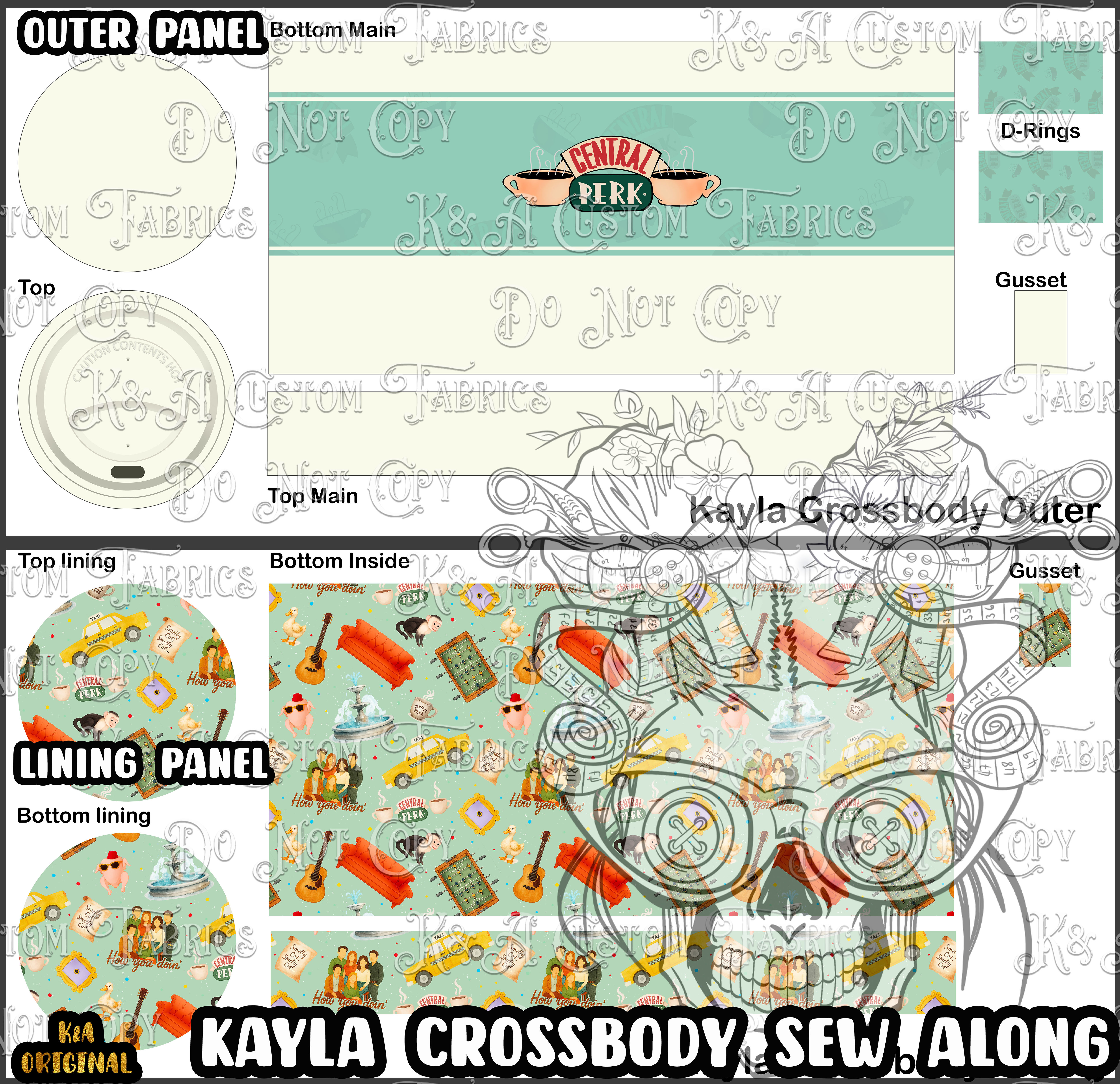 Perk Coffee Drink Sew Along (Kayla Crossbody)