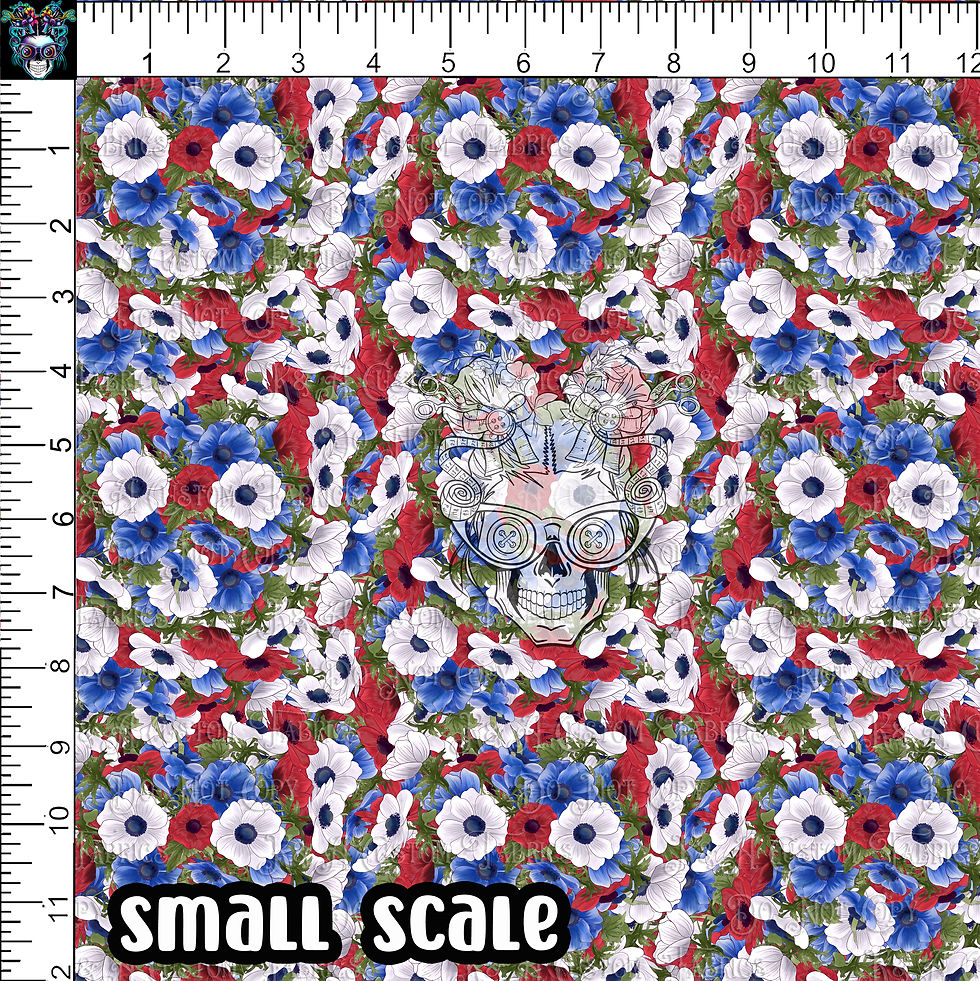 Thumbnail: July 4th Floral Stacked