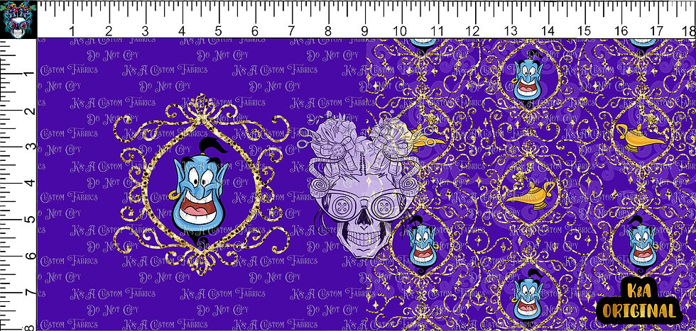 Thumbnail: Friend in a Lamp Damask Purple DP