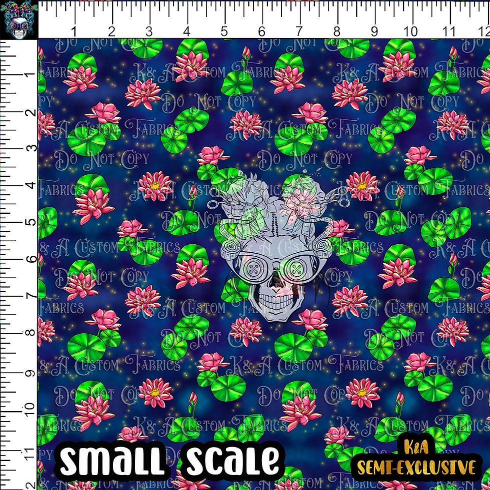 Thumbnail: Pondside Princess-Blue Lillies