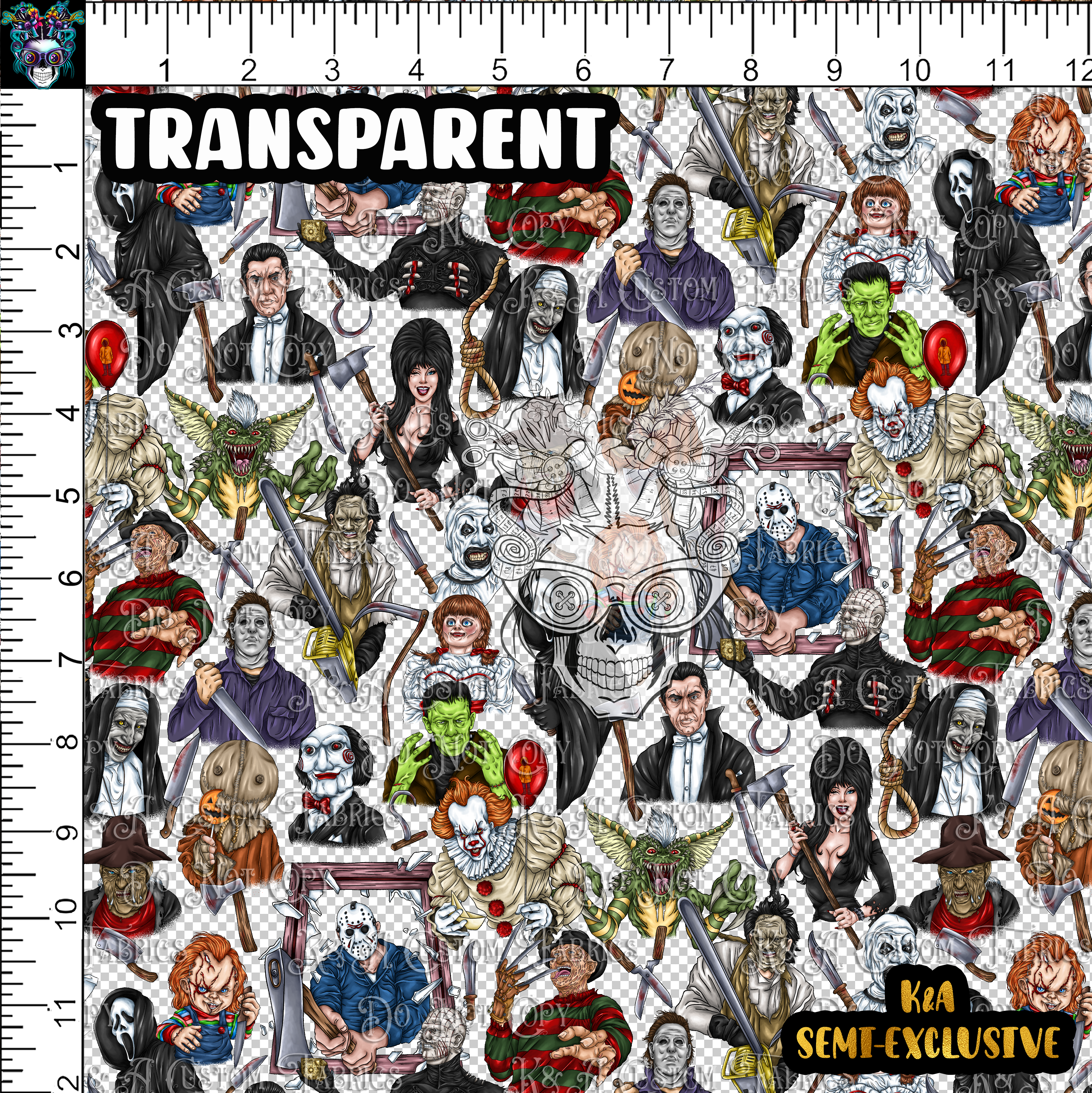 Once Upon A Horror-Stacked Transparent Clear/Holograph