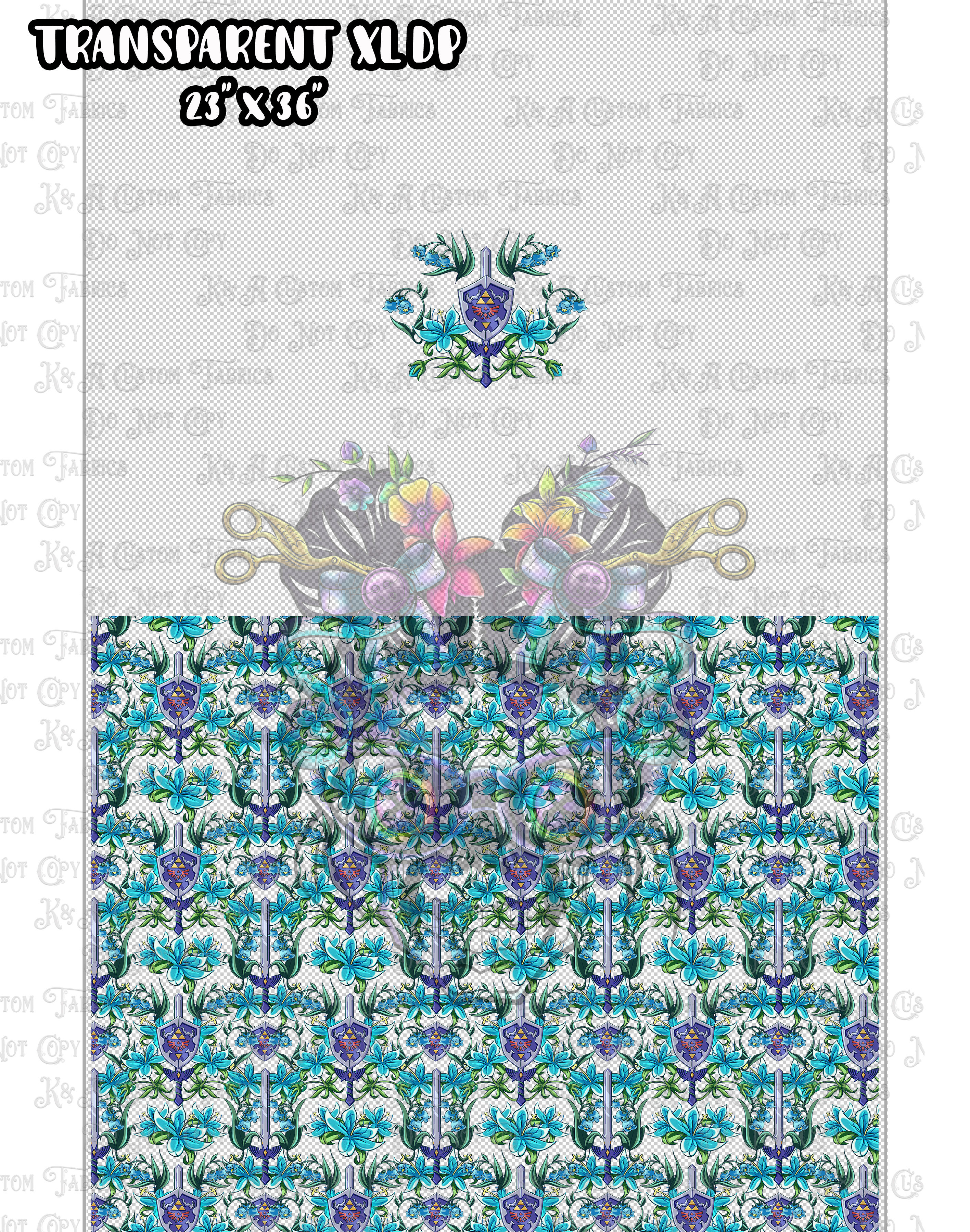 Floral Elf Warrior Clear/Holo Vinyl DP