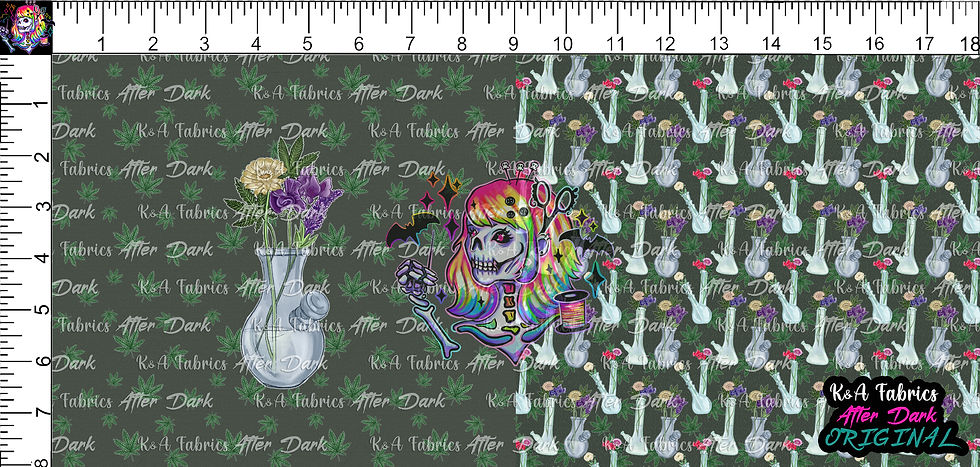 Floral Bongs Charcoal DP