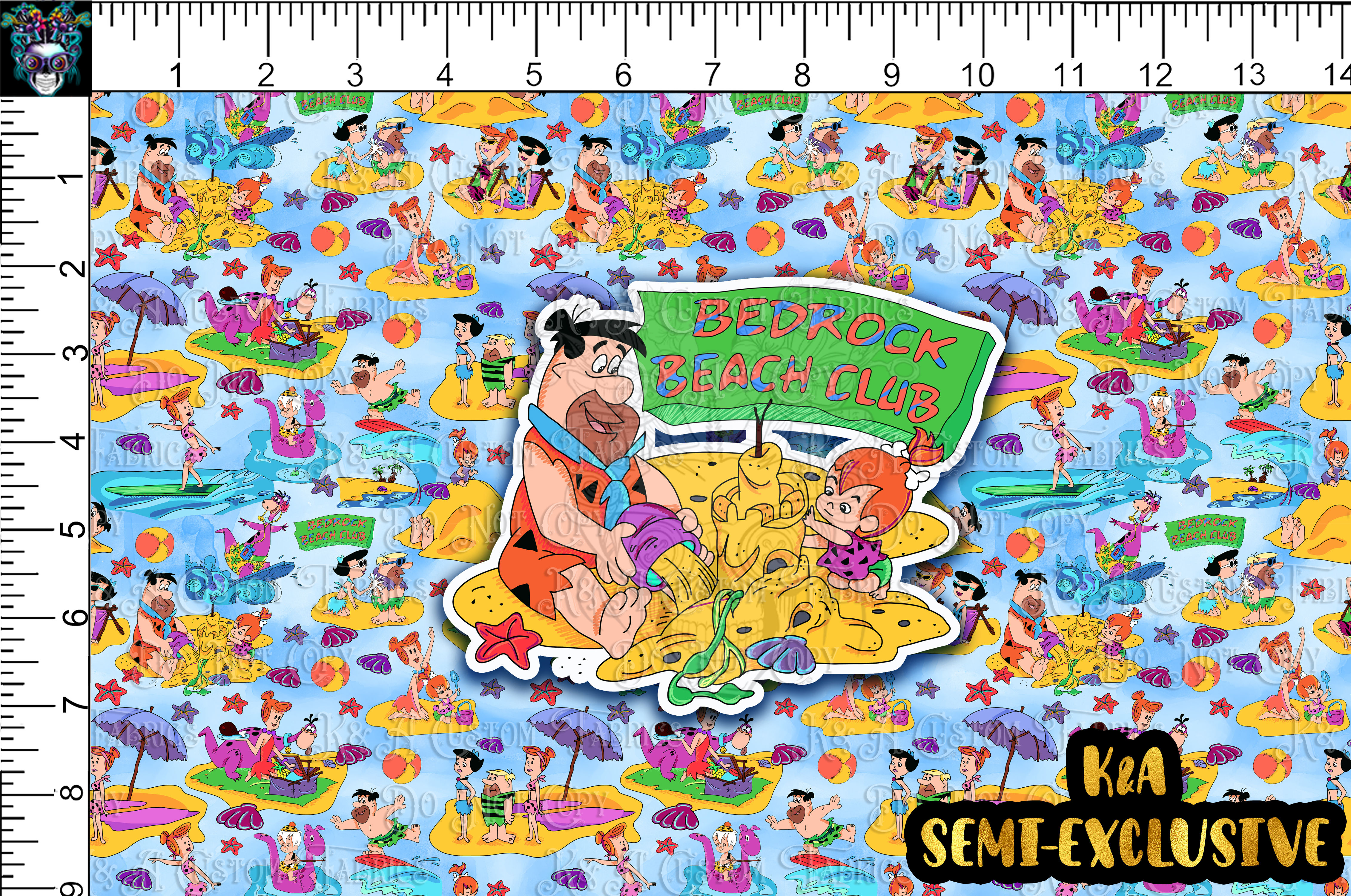 Bedrock Beach  Tumbler Panel