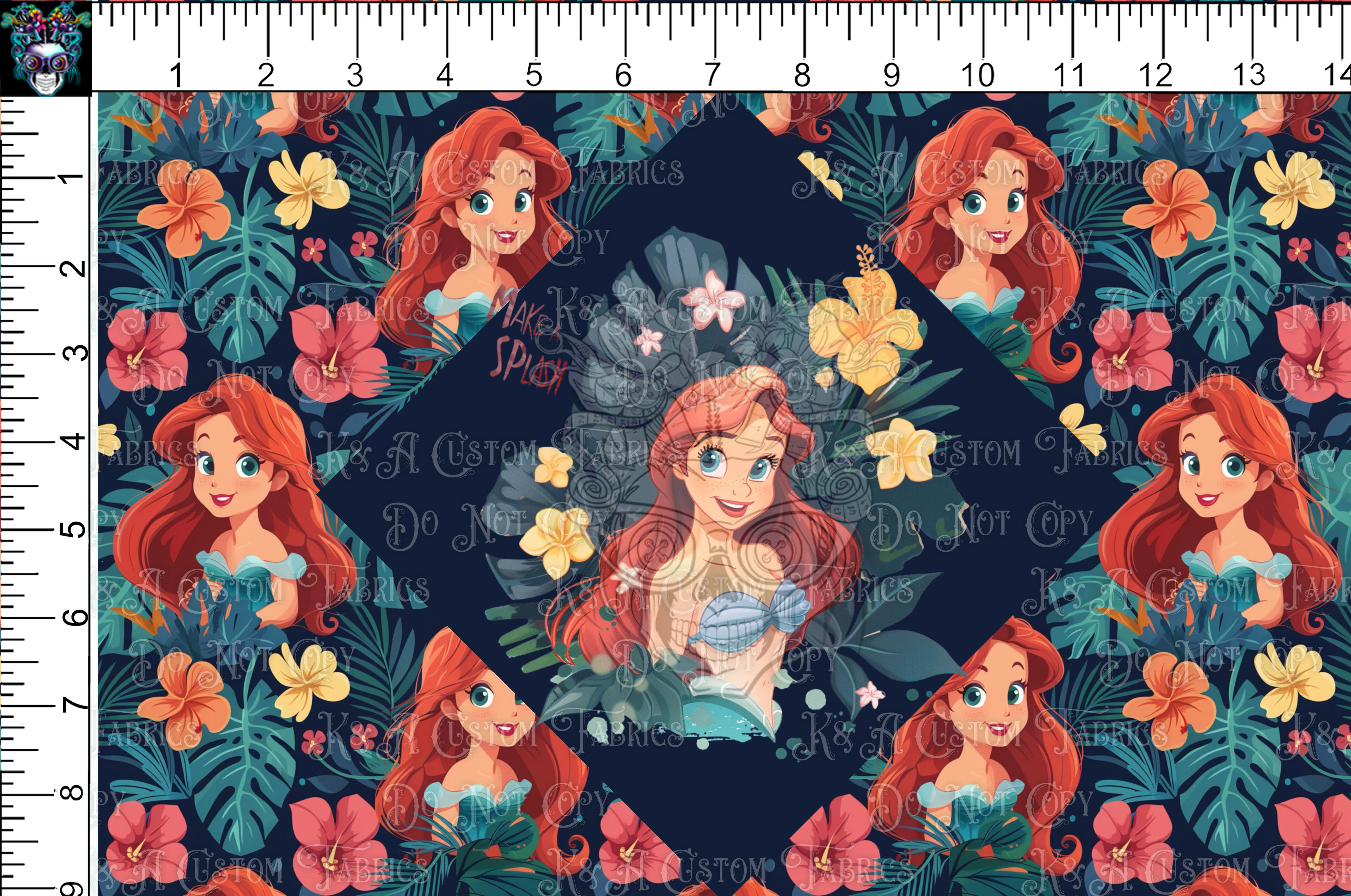 Tropical Royalty-Mermaid Tumbler