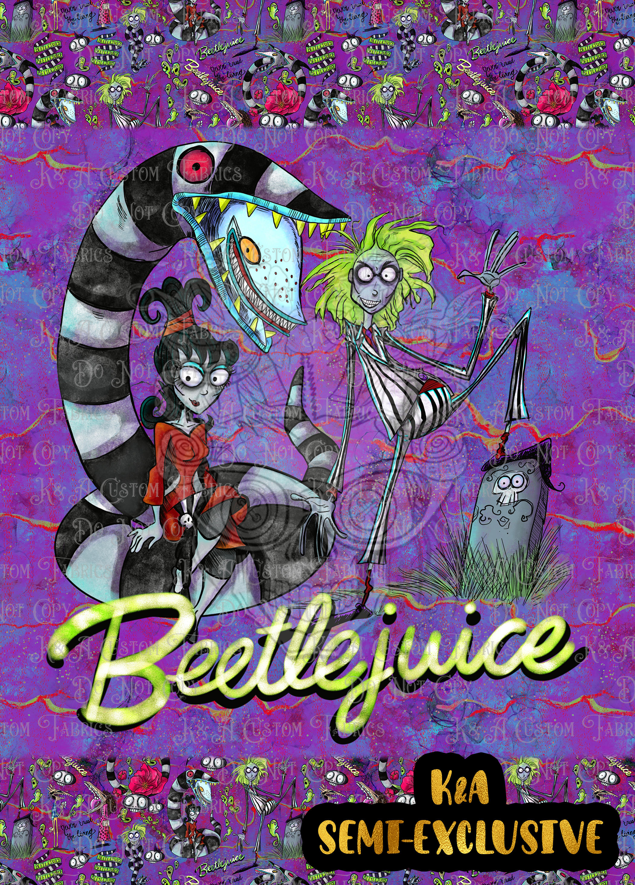 Ghost With The Most Blanket Topper