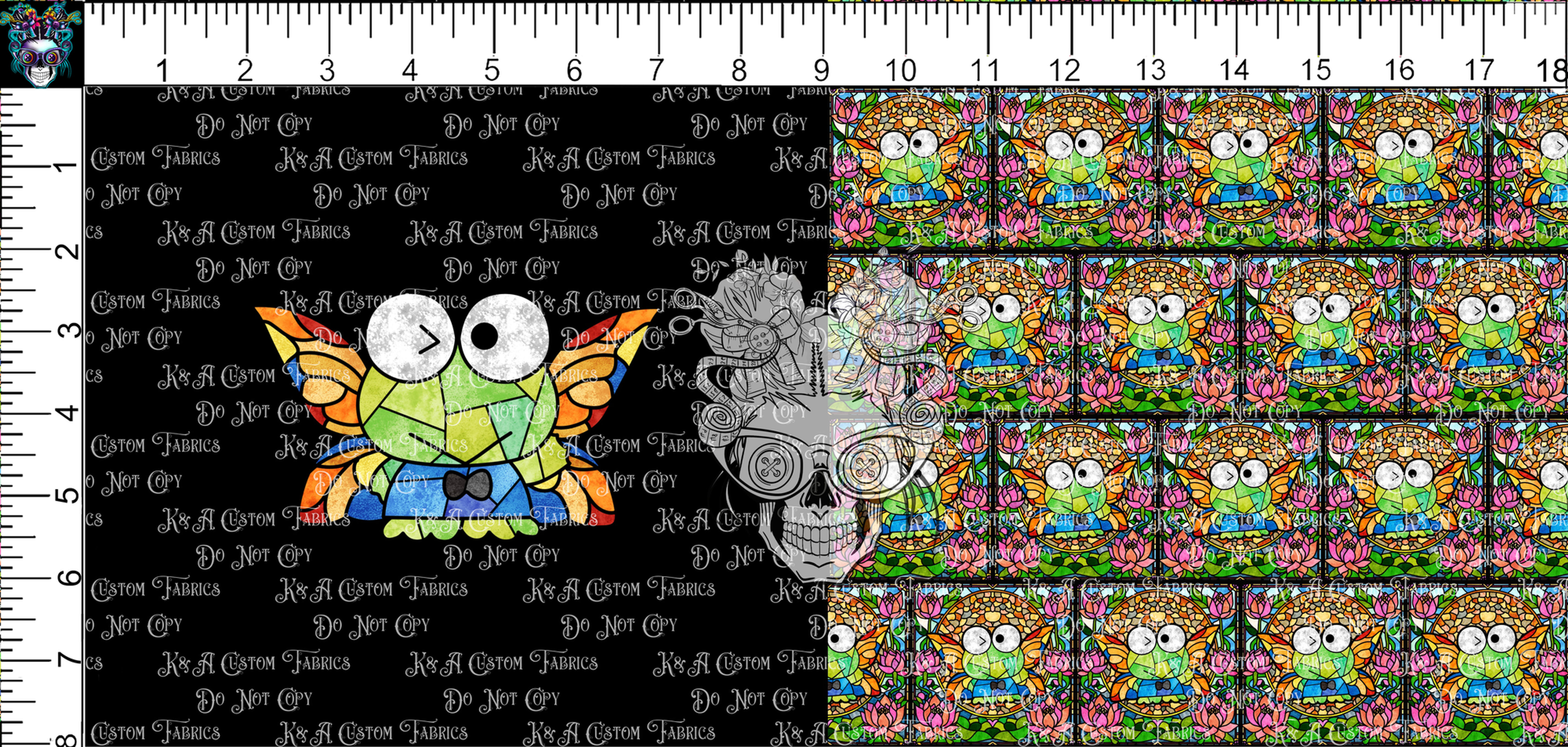 Stained Glass Kitty Friends-Frog Boy DP