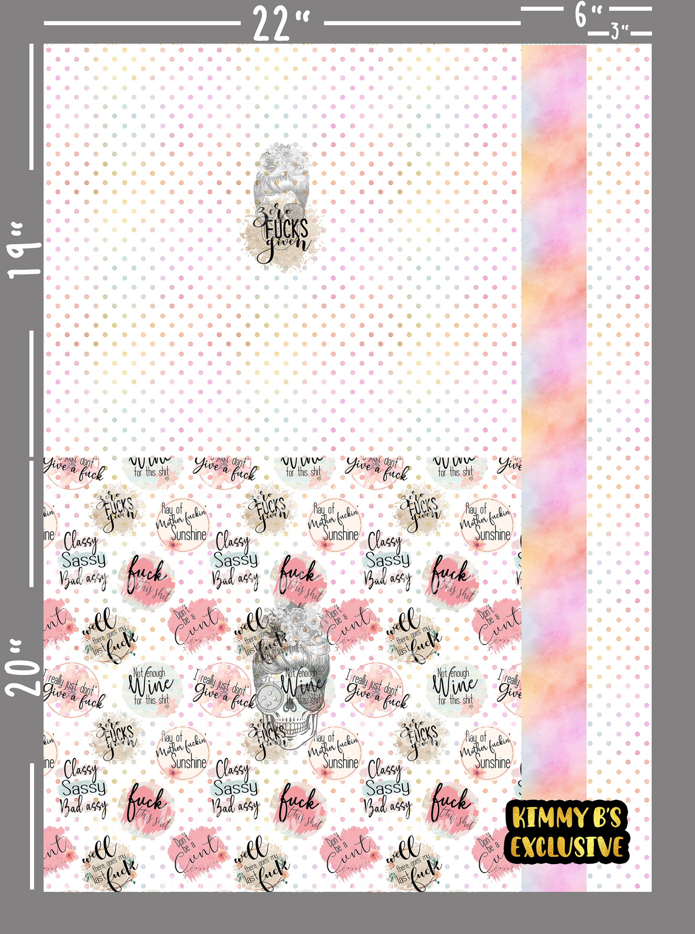 Zero Fucks Panty Panel