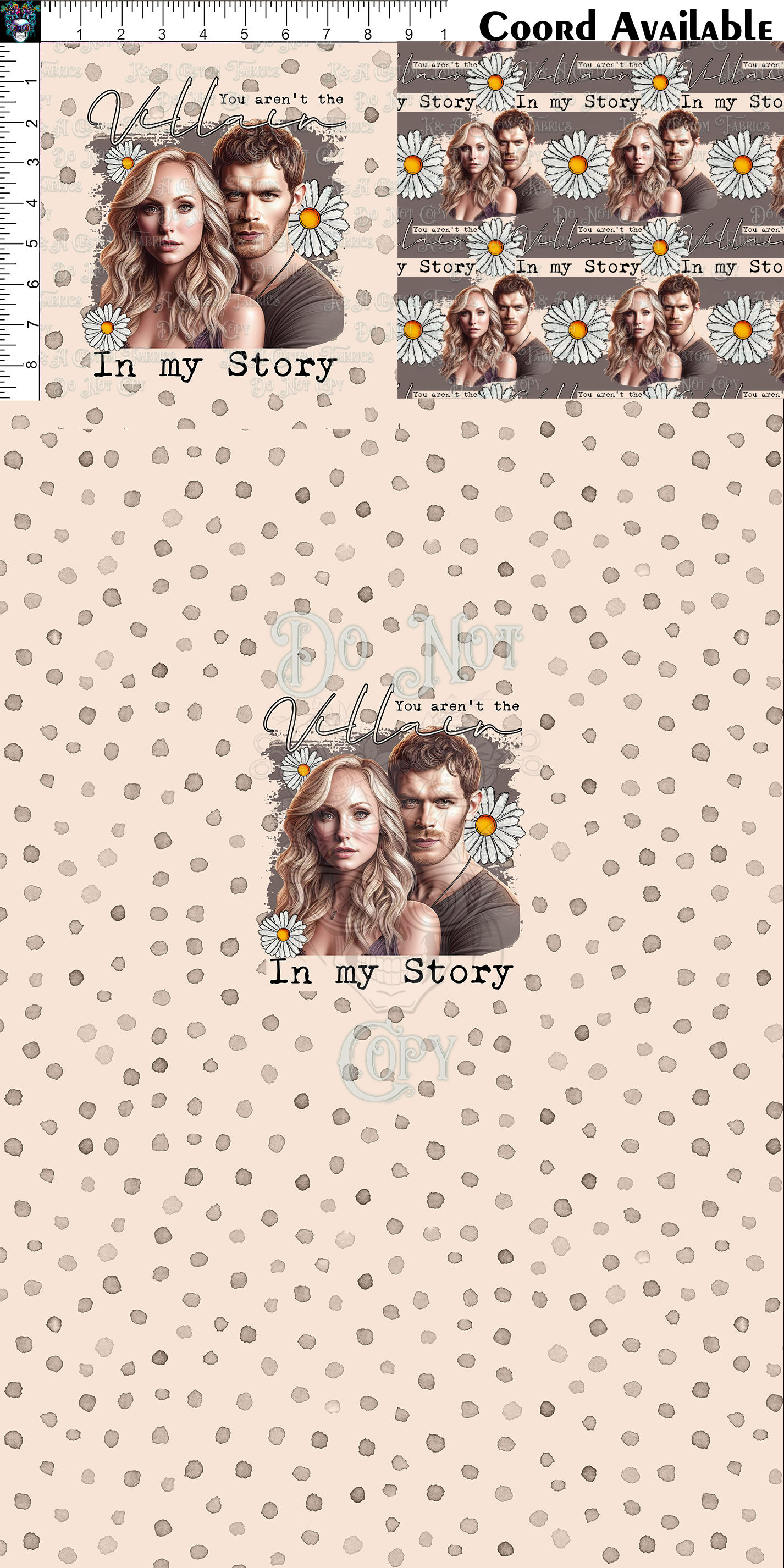 Vamp Villain Love Story Clothing Panel