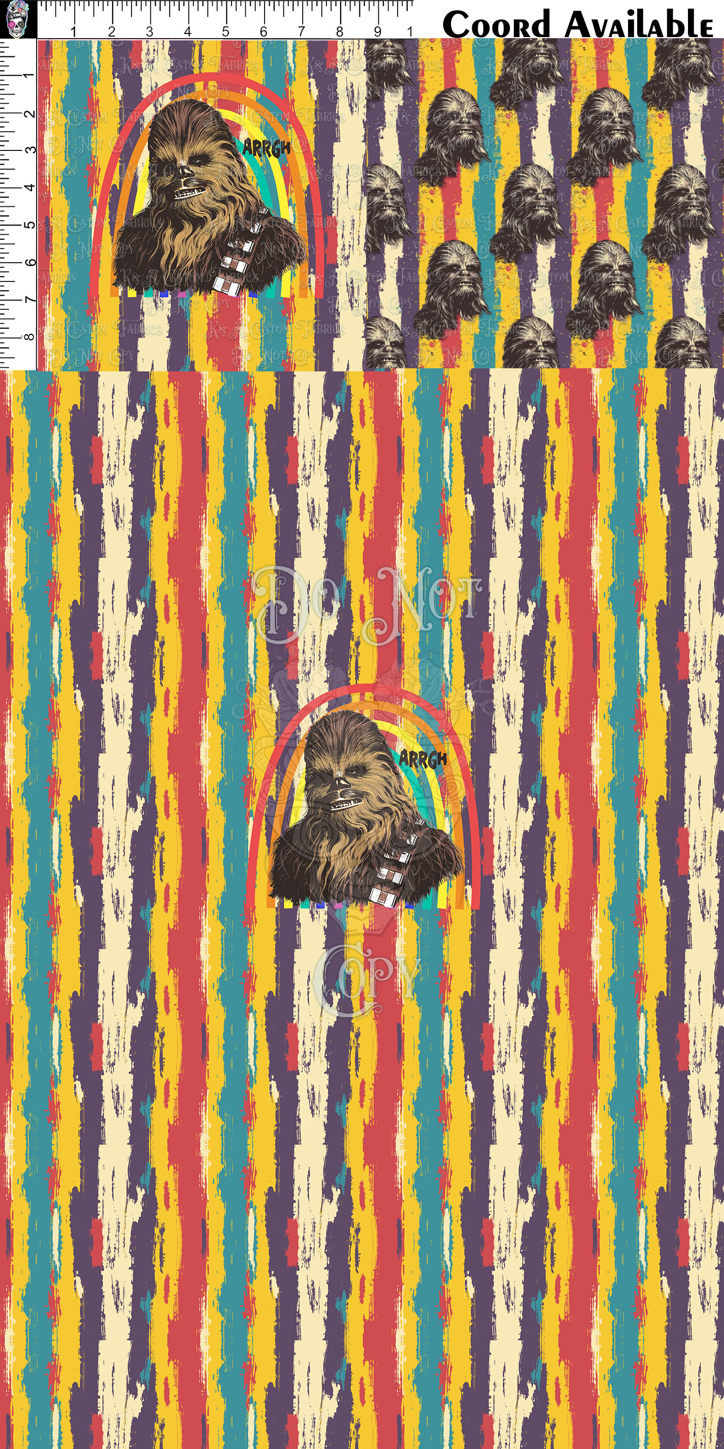 Rainbow Wars Chewy Clothing Panel